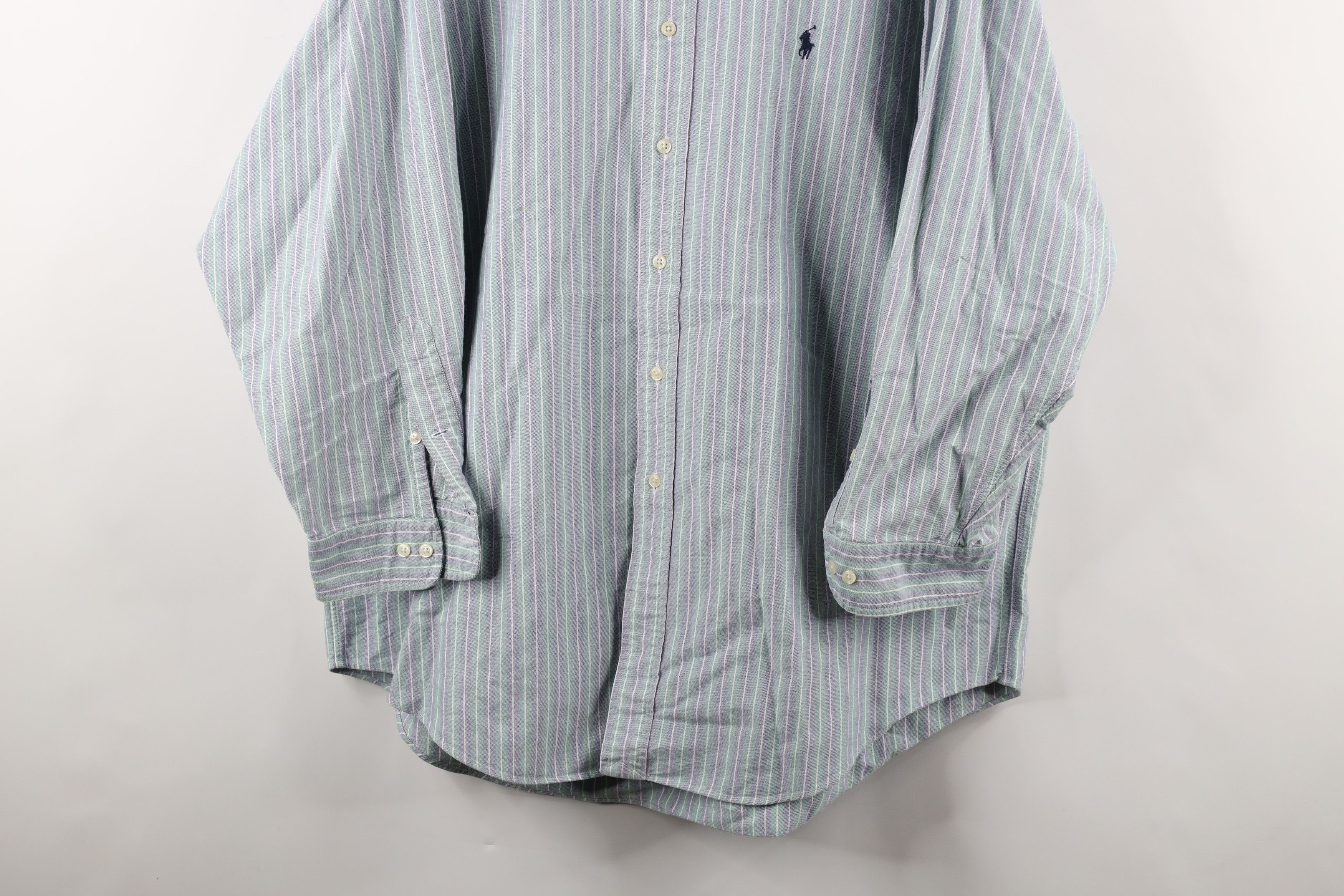 Polo Ralph Lauren Vintage 90s Ralph Lauren Yarmouth Collared Button Down Shirt Size US L / EU 52-54 / 3 - 3 Thumbnail
