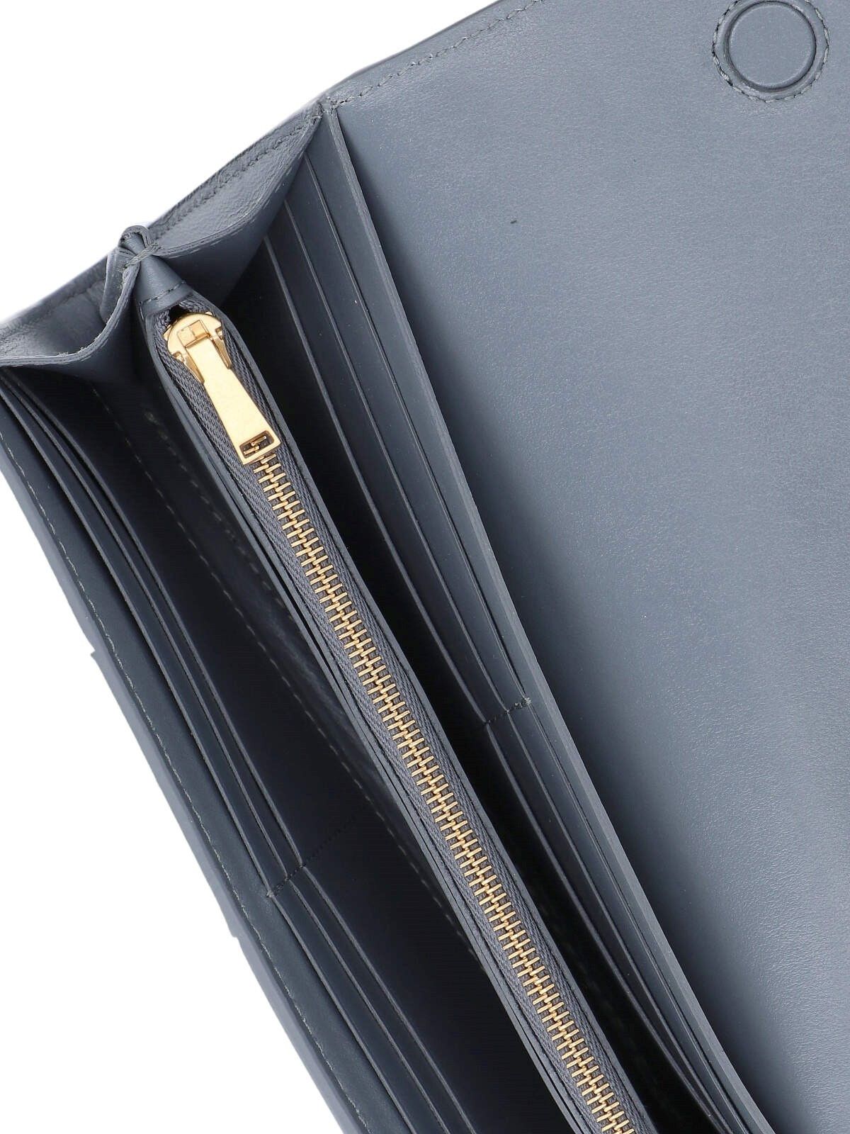 Bottega Veneta o1n1vont0525 Size: OS / Cassette Large Flap Wallet Grey Size ONE SIZE - 5 Thumbnail