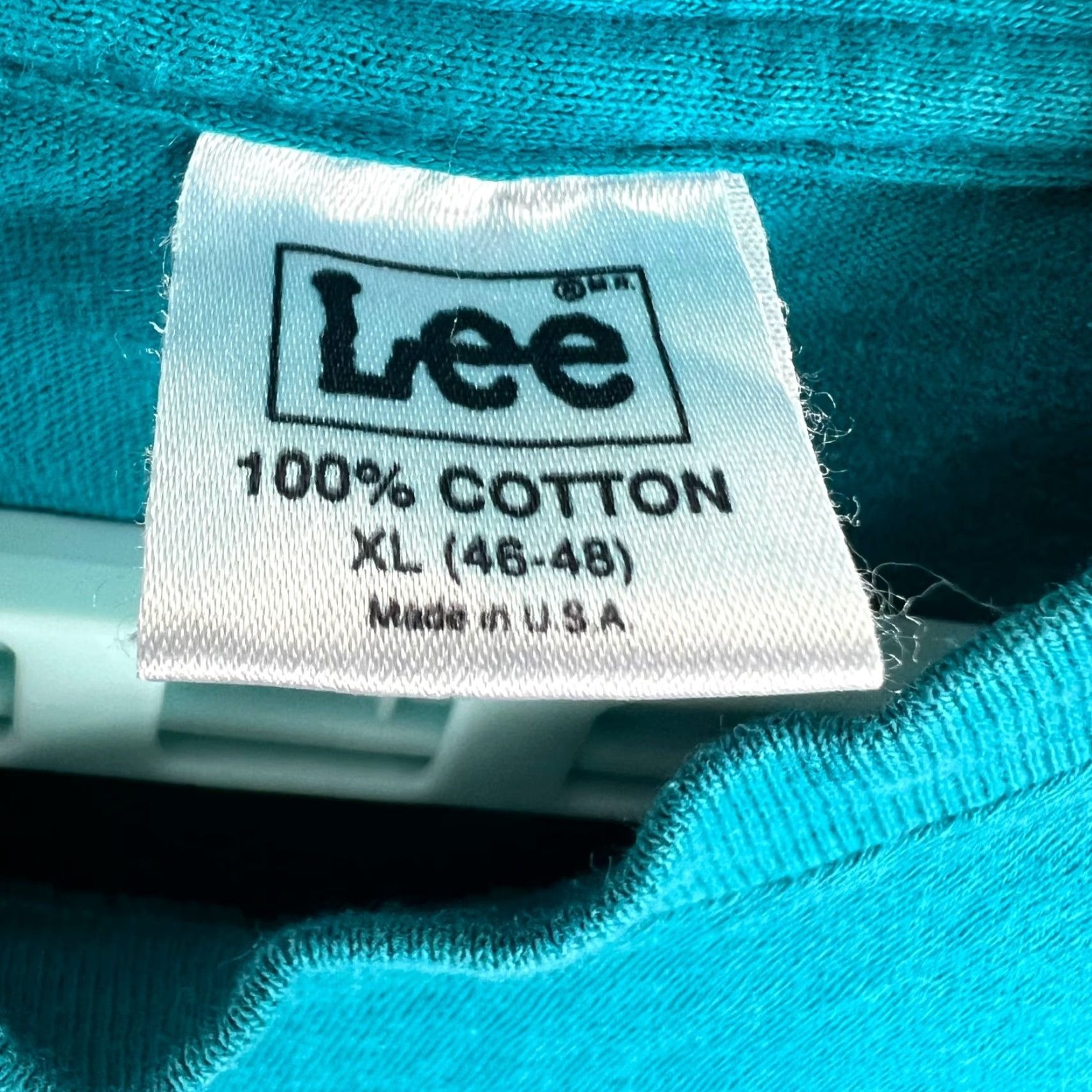 Lee VINTAGE Alaska White Nights T Shirt Mens XL Blue Lee Logo Short Sleeve Size US XL / EU 56 / 4 - 5 Thumbnail