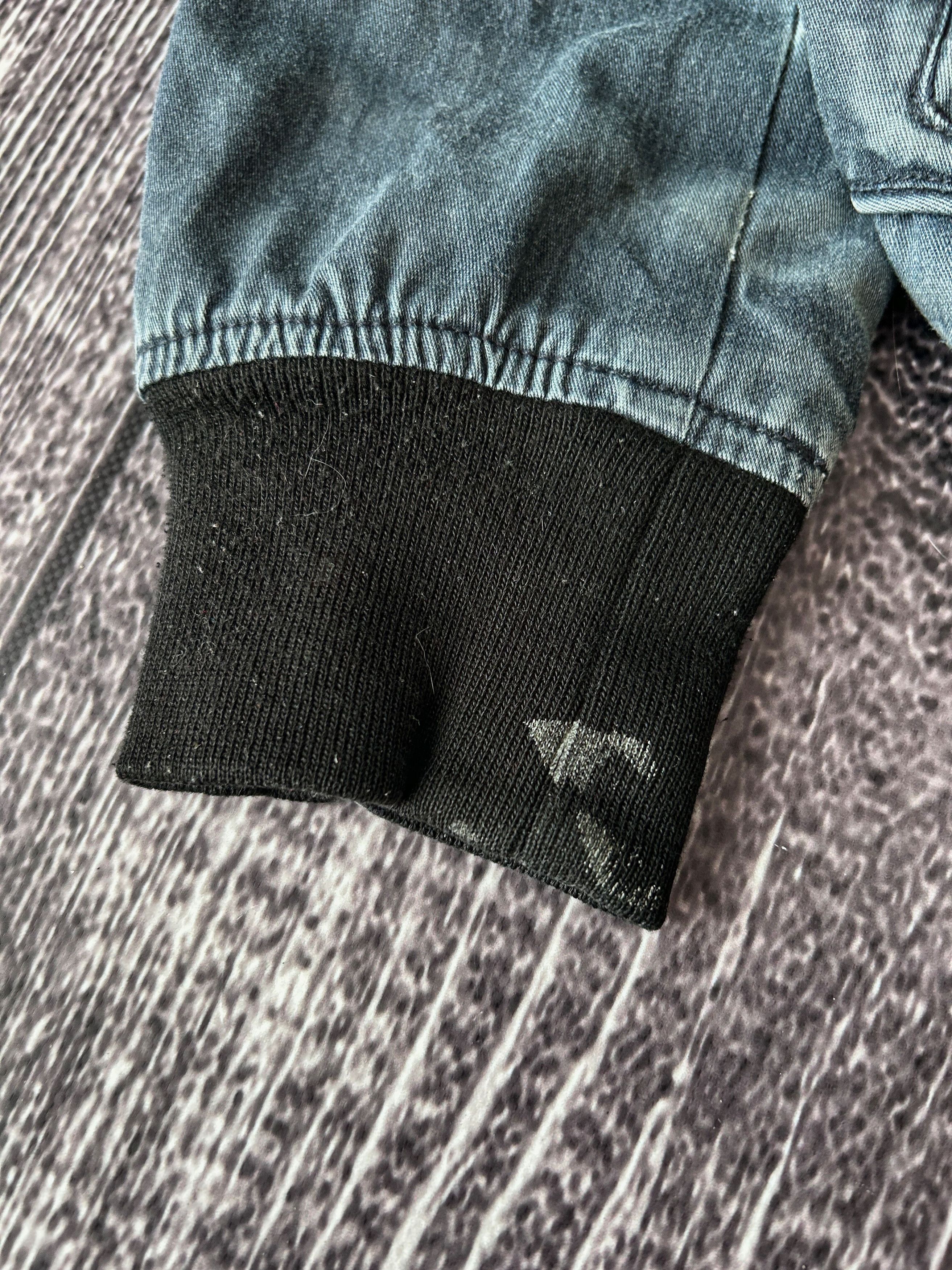 Vintage VTG Avant Garde Rick Owens Style Washed Bomber Jacket 90s Size US M / EU 48-50 / 2 - 6 Thumbnail