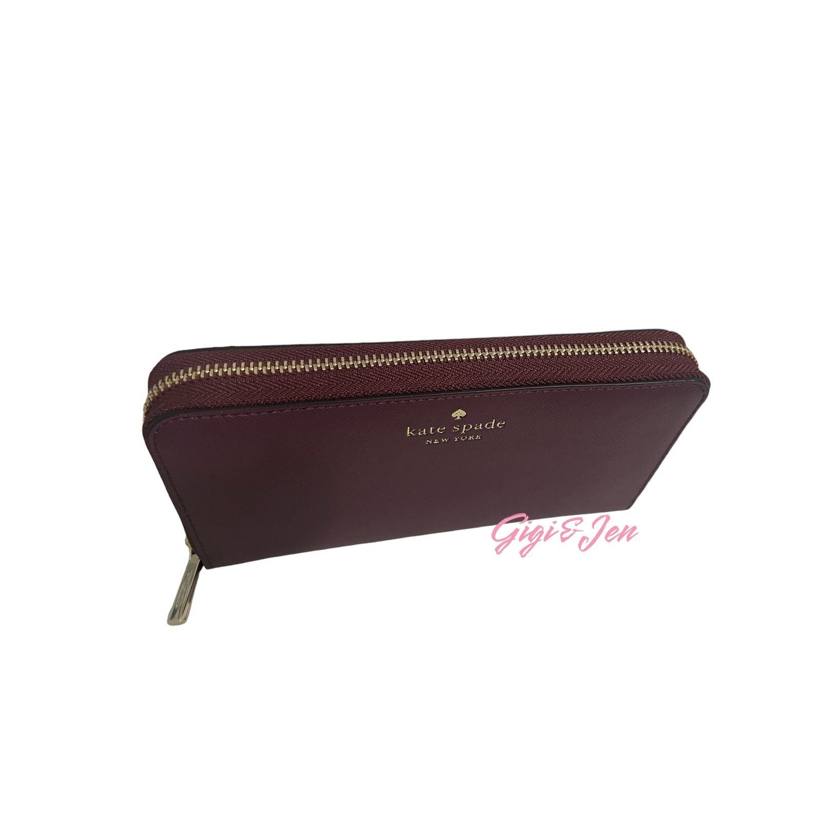 Kate Spade Kate Spade Schuyler Large Continental Wallet Cherrywood New Size ONE SIZE - 5 Thumbnail