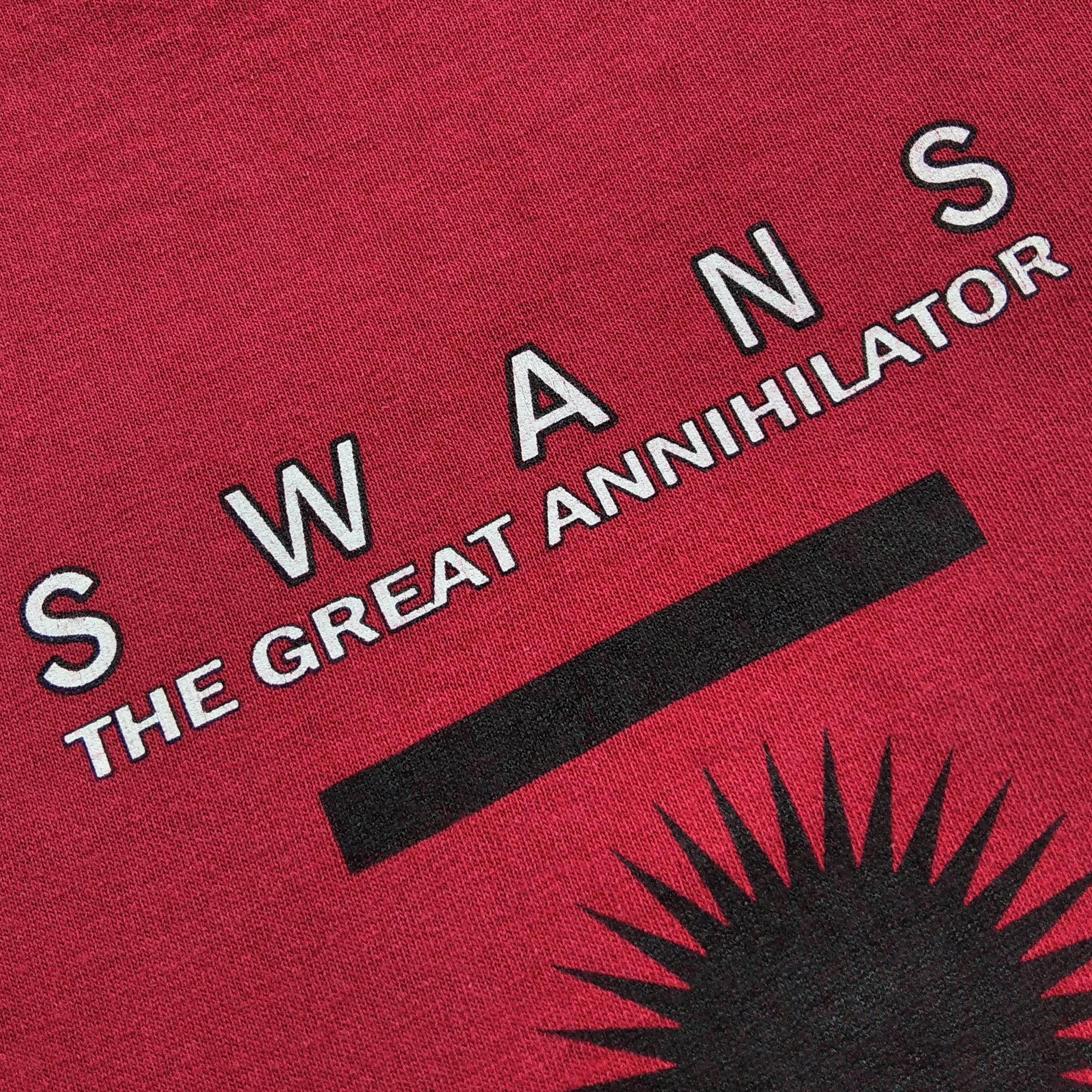 Band Tees Vintage 90's SWANS “The Great Annihilator” T-Shirt Size US XL / EU 56 / 4 - 4 Thumbnail