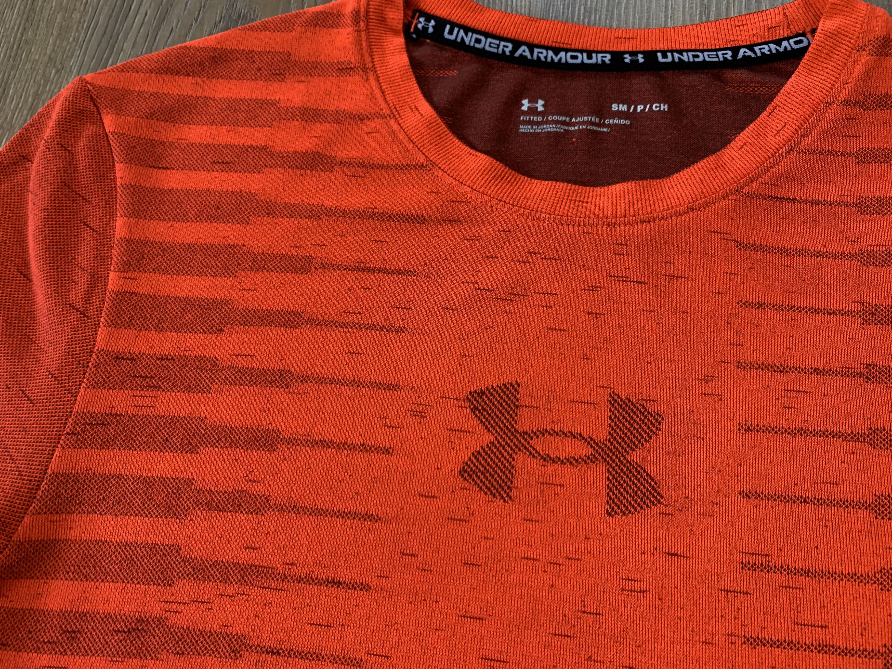 Under Armour Under Armour Fitted Men's Orange Training T Shirt Size US S / EU 44-46 / 1 - 5 Thumbnail
