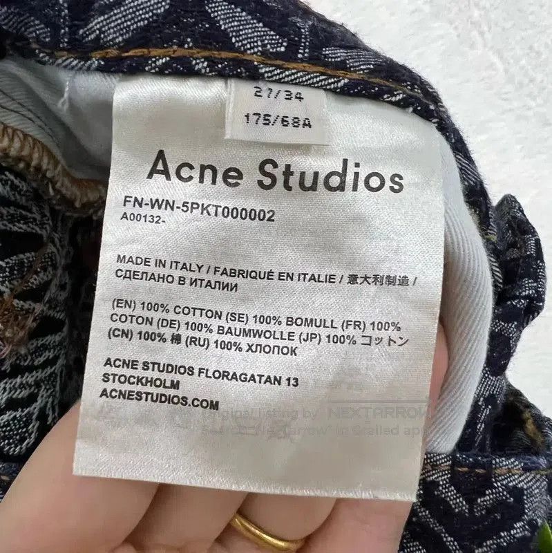 Acne Studios Acne Studios Black Cotton Casual Pants. Size 28" / US 6 / IT 42 - 4 Thumbnail