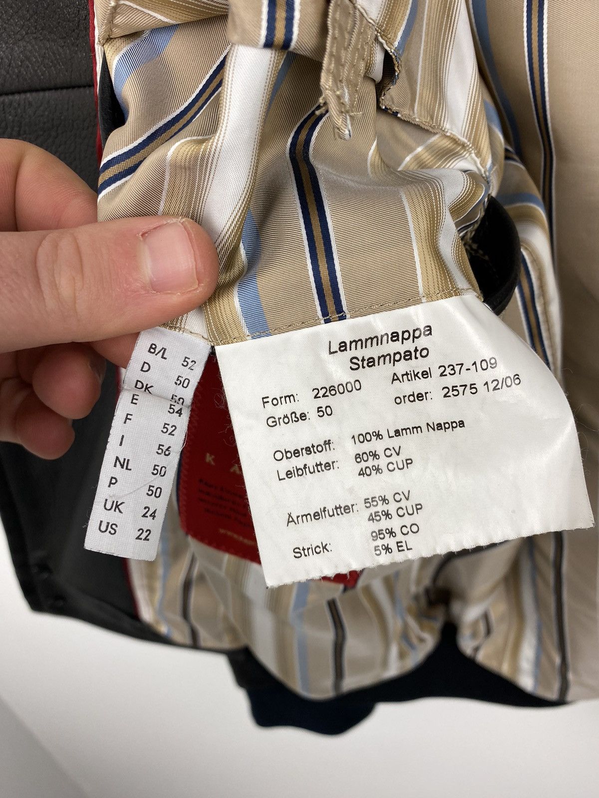 Hugo Boss Kapraun Lamm Nappa Leather Jacket Luxury Size US L / EU 52-54 / 3 - 21 Thumbnail