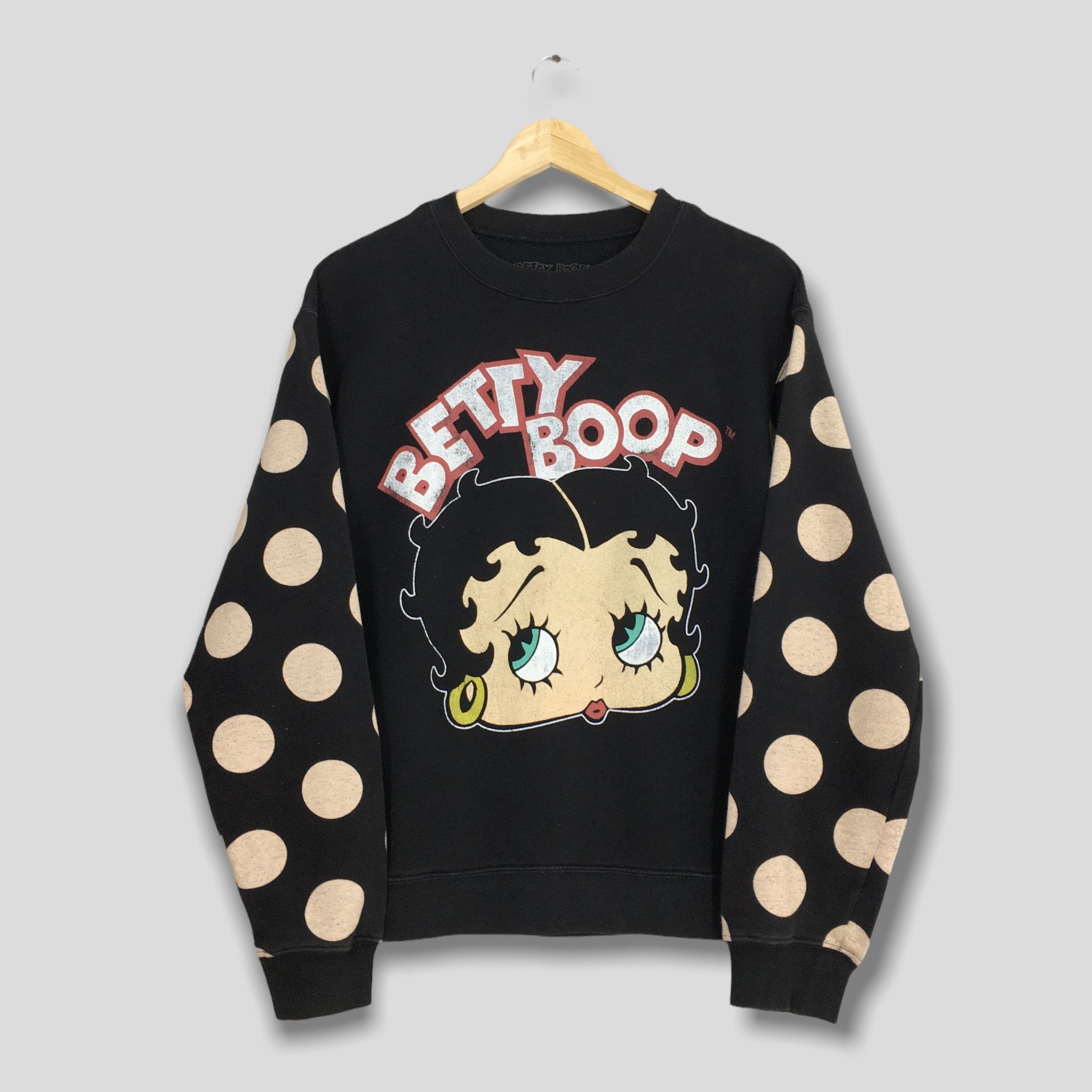 Disney × Vintage Betty Boop Sweatshirt Women Black Medium Size US M / EU 48-50 / 2 - 1 Thumbnail