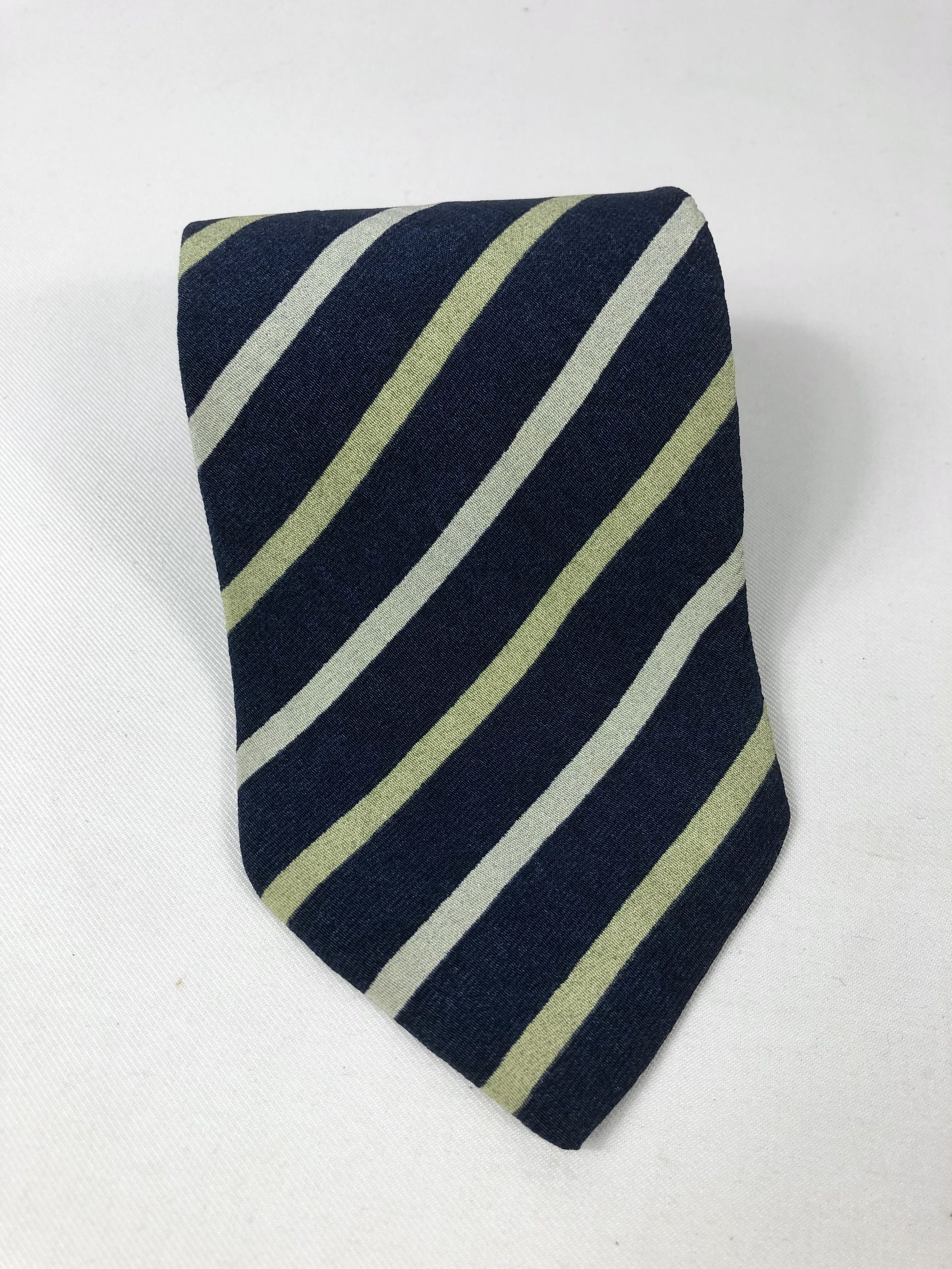 Giorgio Armani Rare Giorgio Armani Cravatte Stripes Silk Tie Made in Italy Size ONE SIZE - 9 Thumbnail
