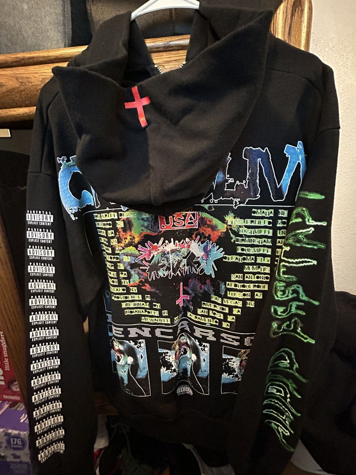 Ken Carson Tour Hoodie “Audio Ecstasy” Zipup