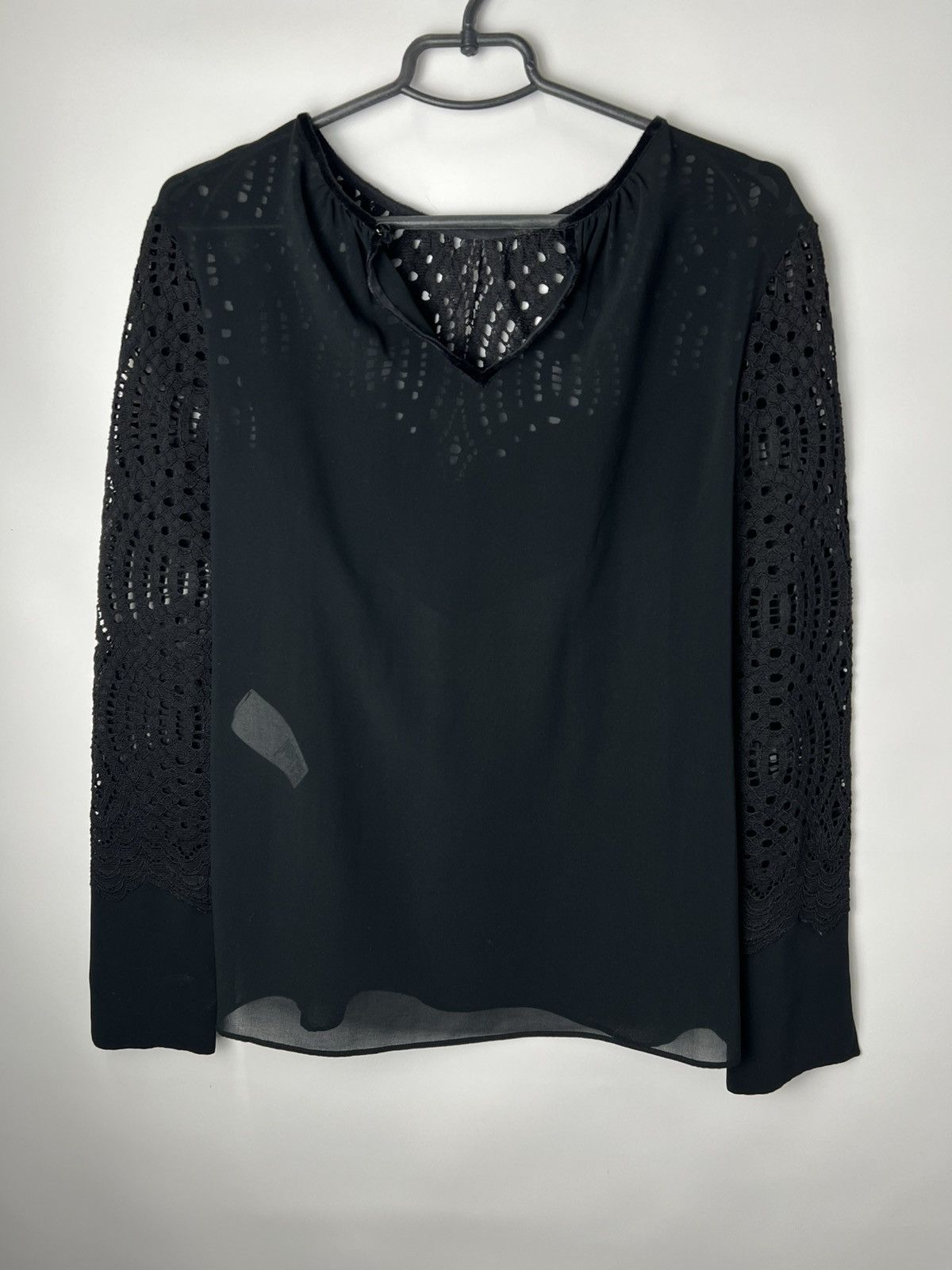 Just Cavalli Vintage Just Cavalli Mesh Long Sleeve Top Blouse Size S / US 4 / IT 40 - 3 Thumbnail