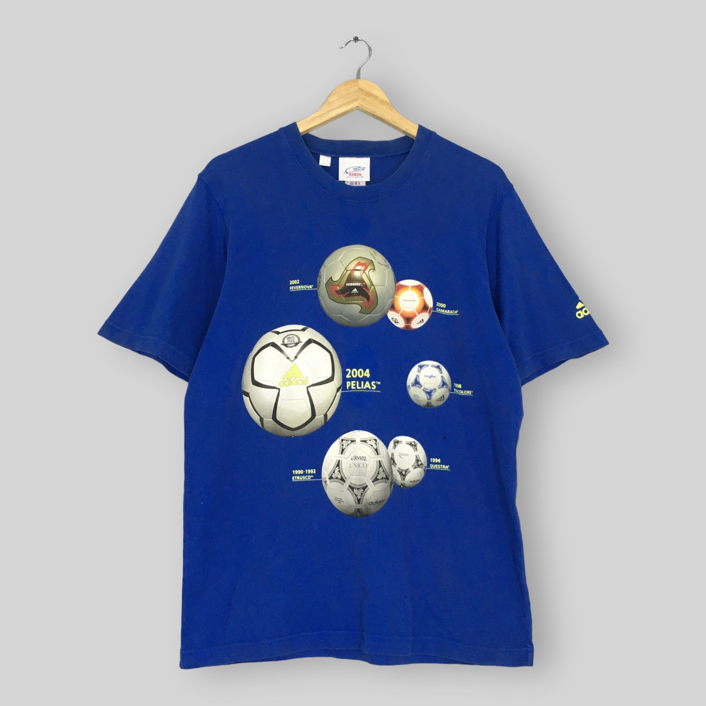 Adidas × Vintage Vintage Y2K Adidas Japan Soccer T Shirt Large Size US L / EU 52-54 / 3 - 1 Thumbnail
