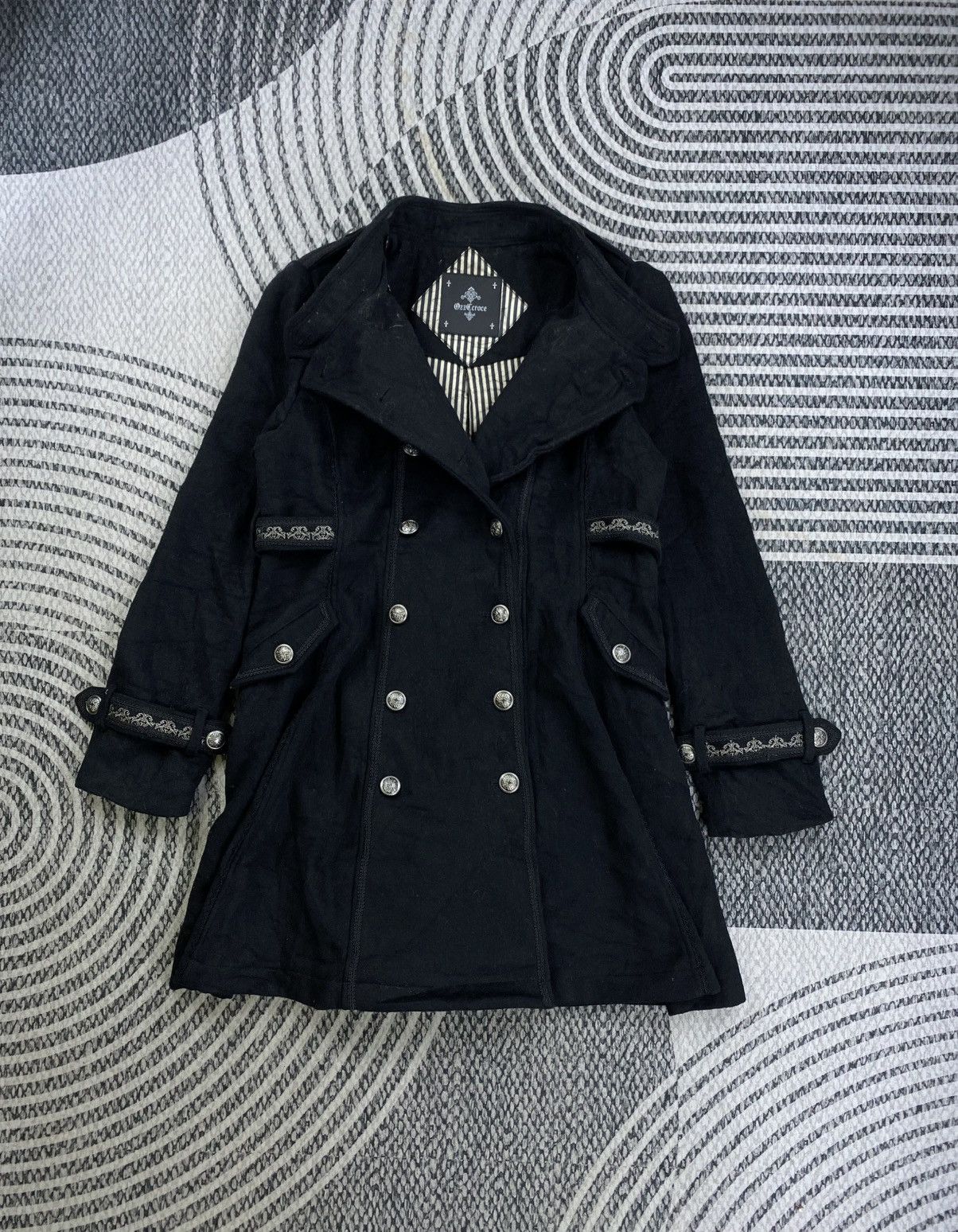 Le Grande Bleu (L.G.B.) Vintage Ozz Croce Punk Bondage Jacket Size M / US 6-8 / IT 42-44 - 1 Thumbnail