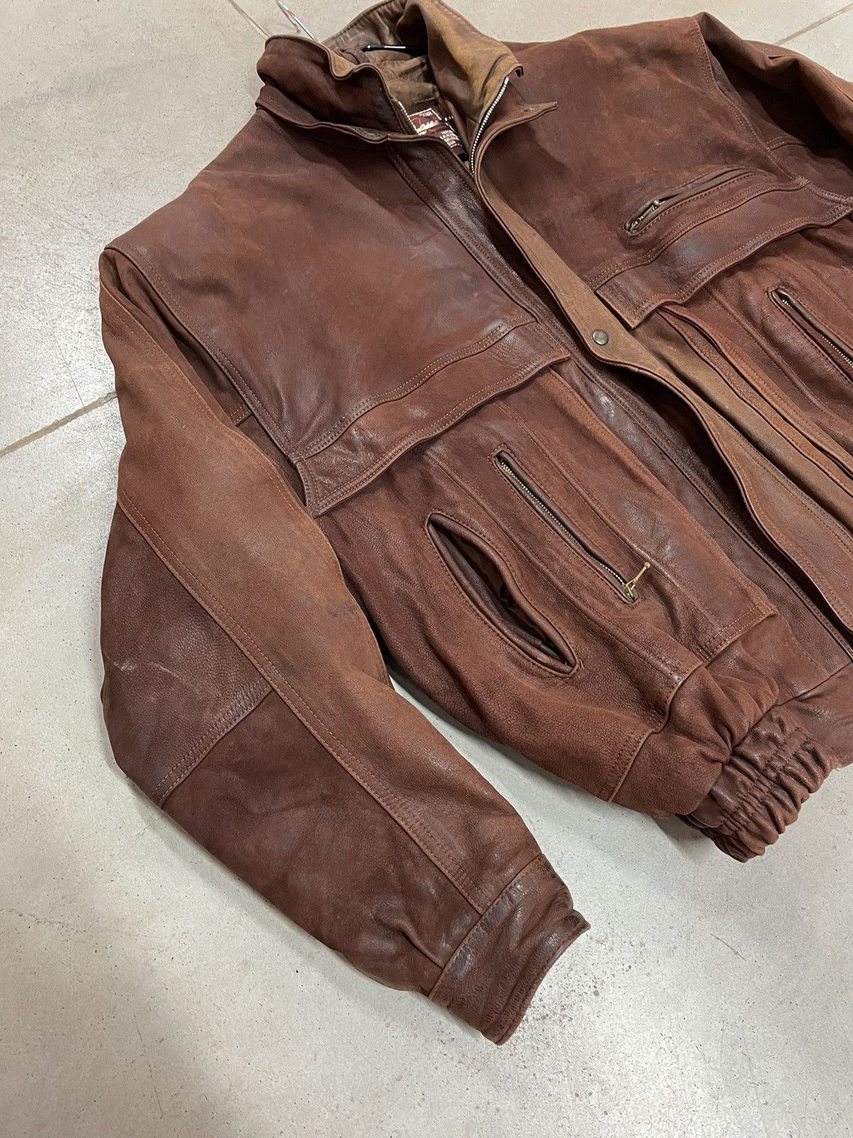 Vintage Rare Vintage Leather Jacket RiRi Hardware Size US XL / EU 56 / 4 - 5 Thumbnail