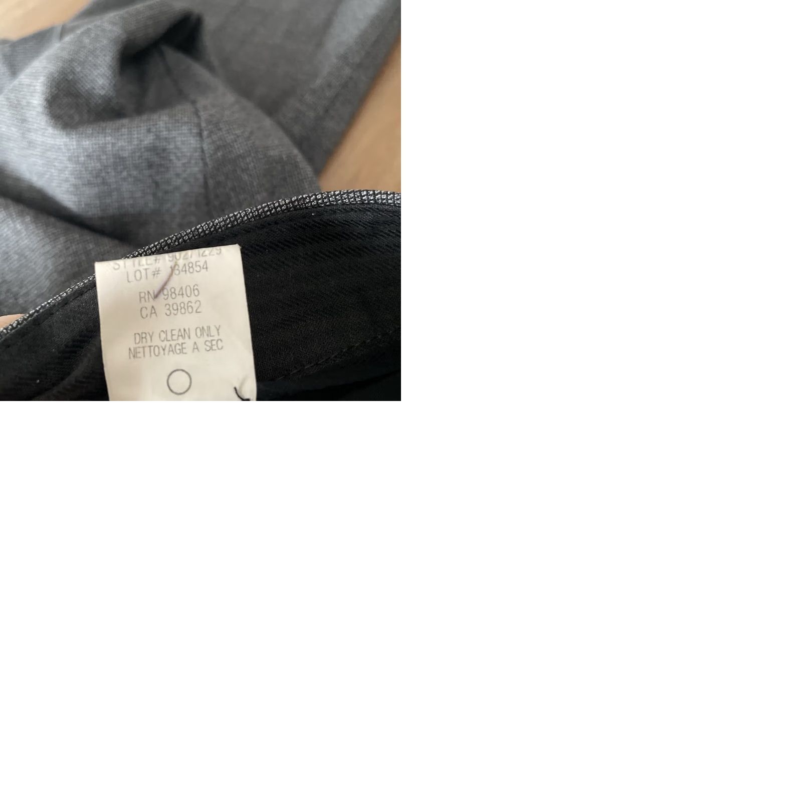 Theory Theory Pants Wool 100% Lightweight Gray 30x31 Straight Dress Pants Womens Regular 4 Modern City USA Professional Size 27" / US 4 / IT 40 - 9 Thumbnail