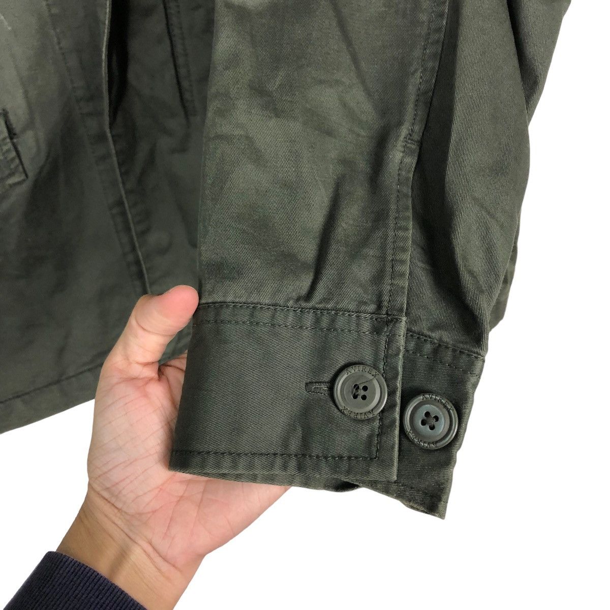 Japanese Brand 🔥Vintage Cargo Biker Military Jacket Avirex Big Pocket Size US L / EU 52-54 / 3 - 15 Thumbnail