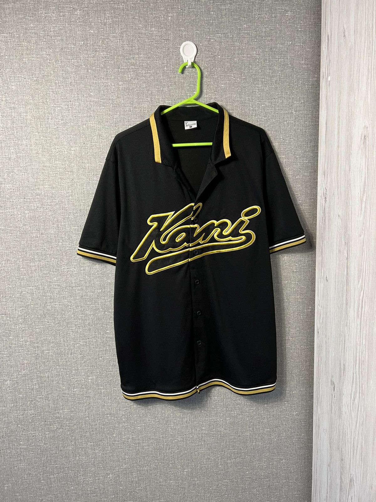 Karl Kani × Rap Tees × Vintage Karl Kani Jersey Baseball Shirt Big Logo Size US M / EU 48-50 / 2 - 1 Thumbnail