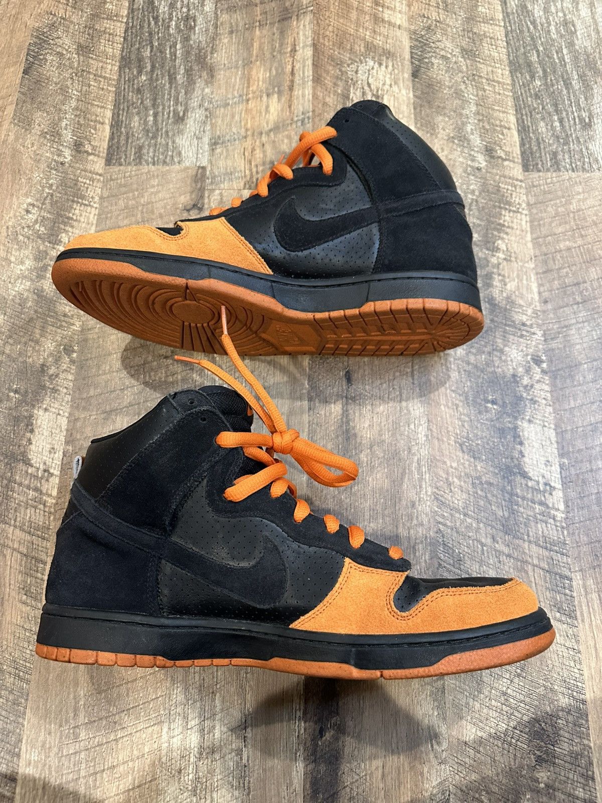 Nike RARE Nike Dunk High Pro SB ‘Golden Gate Bridge’ Halloween 12 Size US 12 / EU 45 - 5 Thumbnail