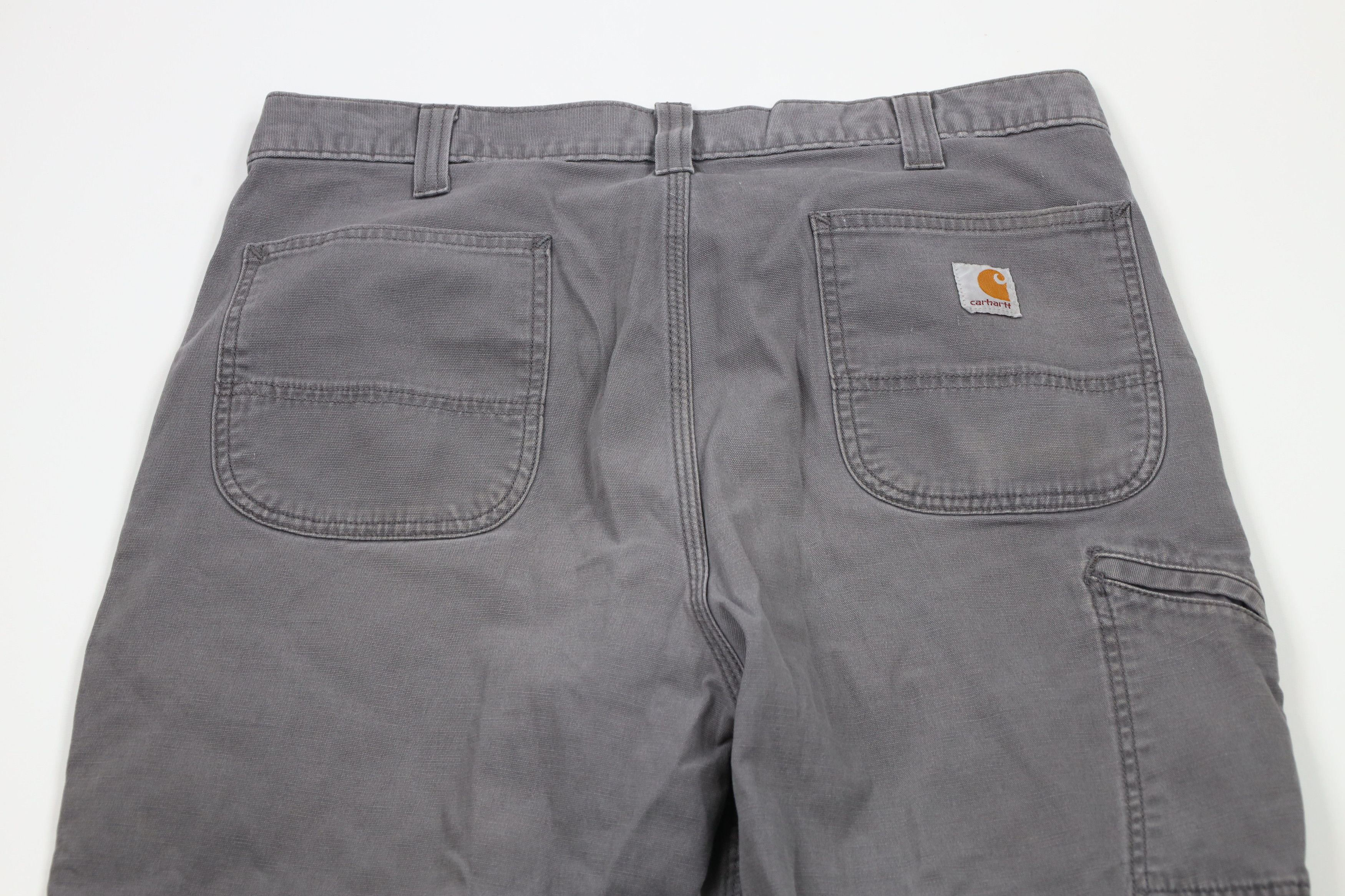 Carhartt × Vintage Vintage Y2K Carhartt Fit Wide Leg Dungaree Pants Gray Size US 38 / EU 54 - 12 Thumbnail