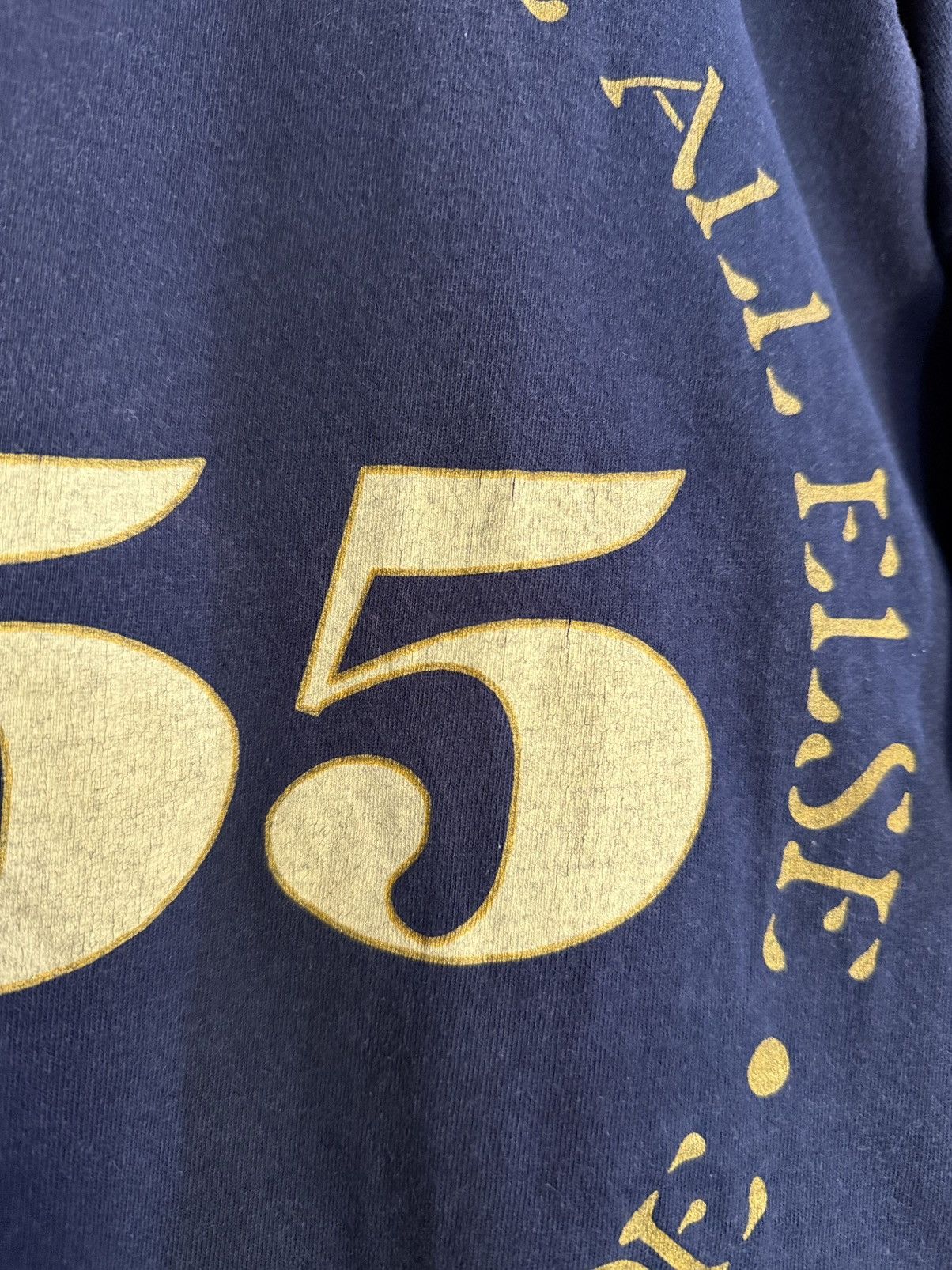 Girl Skateboards × Vintage Vintage 90s Triple 555 Les Skateboard Faded Tee Size US XL / EU 56 / 4 - 3 Thumbnail
