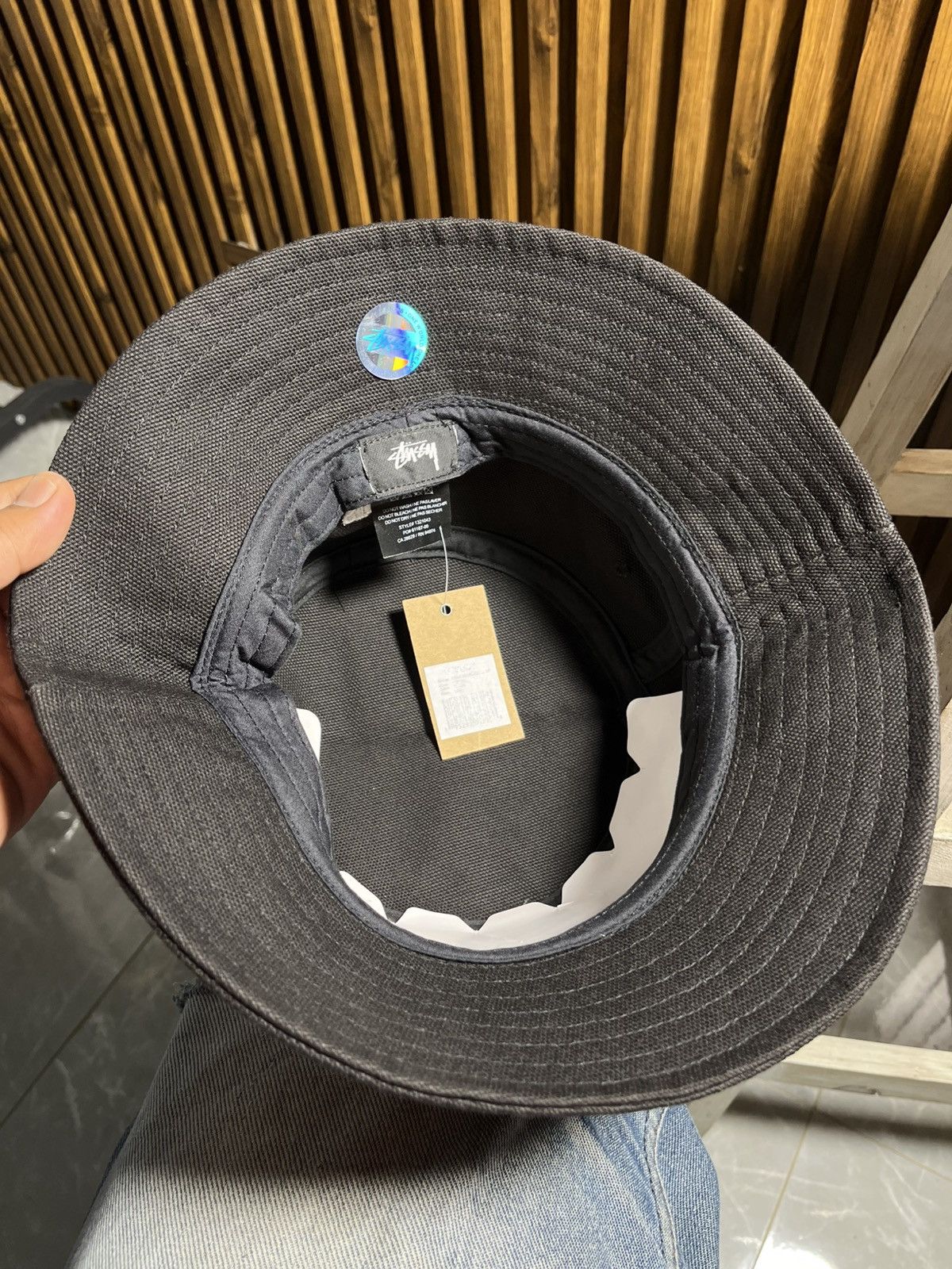 Stussy Stussy canvas wide brim bucket hat Size ONE SIZE - 4 Thumbnail