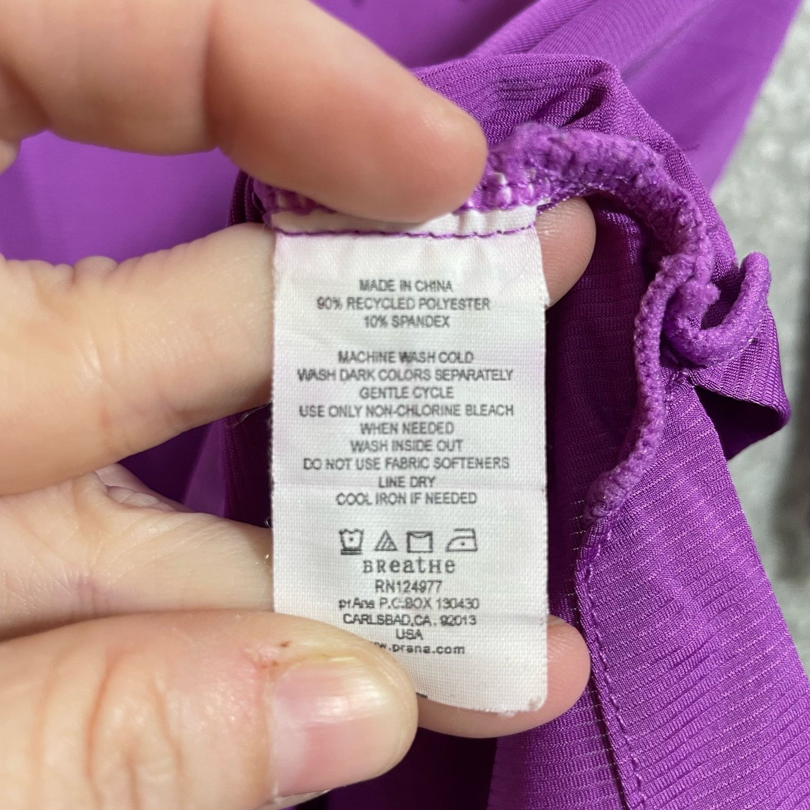 Prana Prana Purple Activewear Babydoll Tunic Top - XS - Gorpcore Size XS / US 0-2 / IT 36-38 - 6 Thumbnail