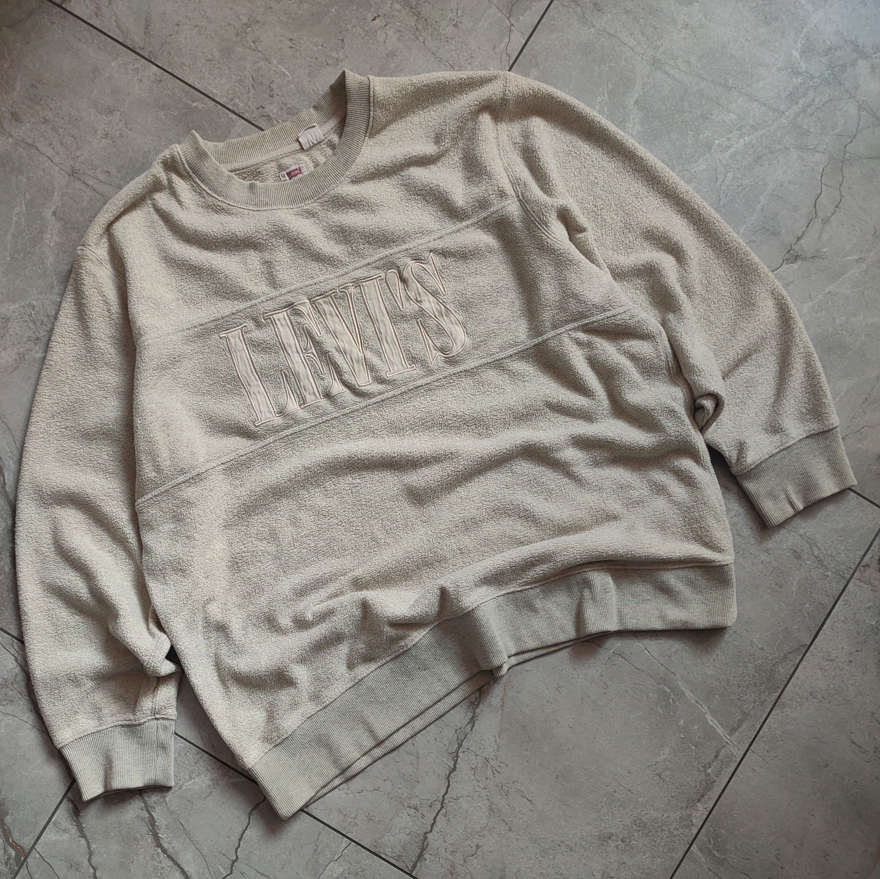 Levi's Vintage Men's teddy sweatshirt Levi's Relaxed pullover Size US XL / EU 56 / 4 - 1 Thumbnail