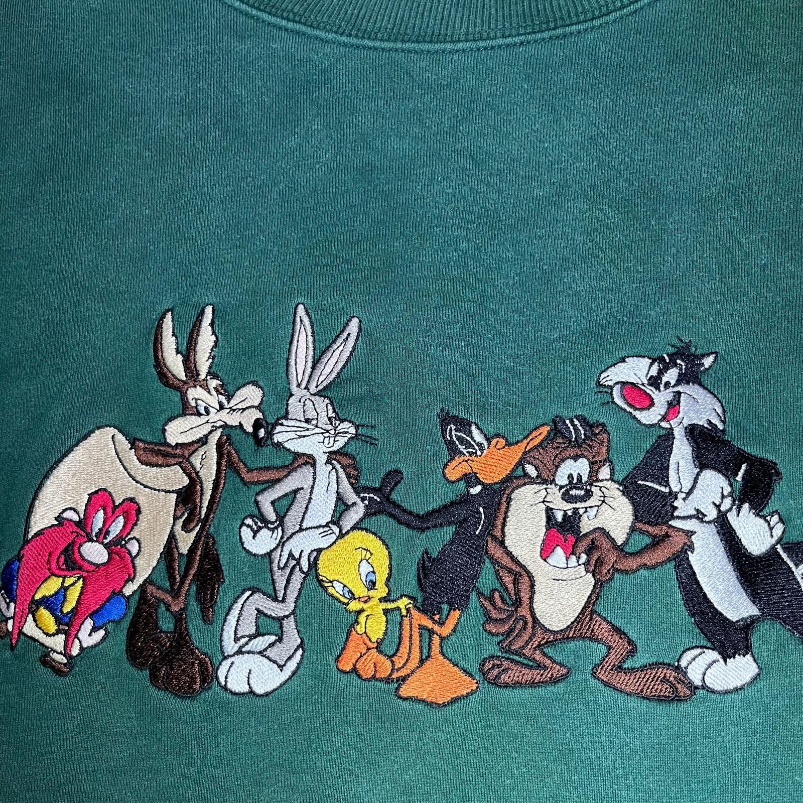 Other 🟢 Looney Tunes Embroidered Sweatshirt – Size L Size L / US 10 / IT 46 - 5 Thumbnail