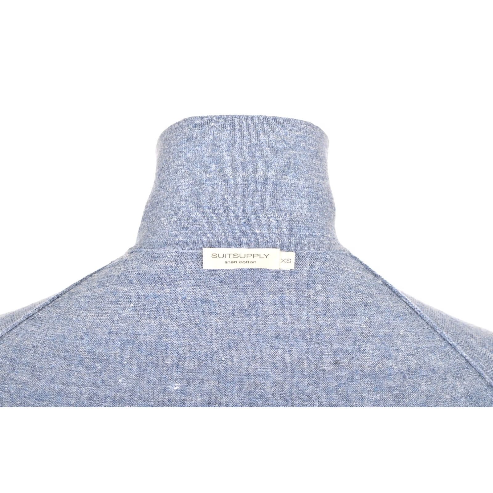 Suitsupply Suitsupply Classic Short Sleeve Linen Cotton Golf Polo Shirt SW872 XS Blue Polo Mens XS Linen Cotton Golf Polo Shirt SW872 XS Blue Size US XS / EU 42 / 0 - 4 Thumbnail