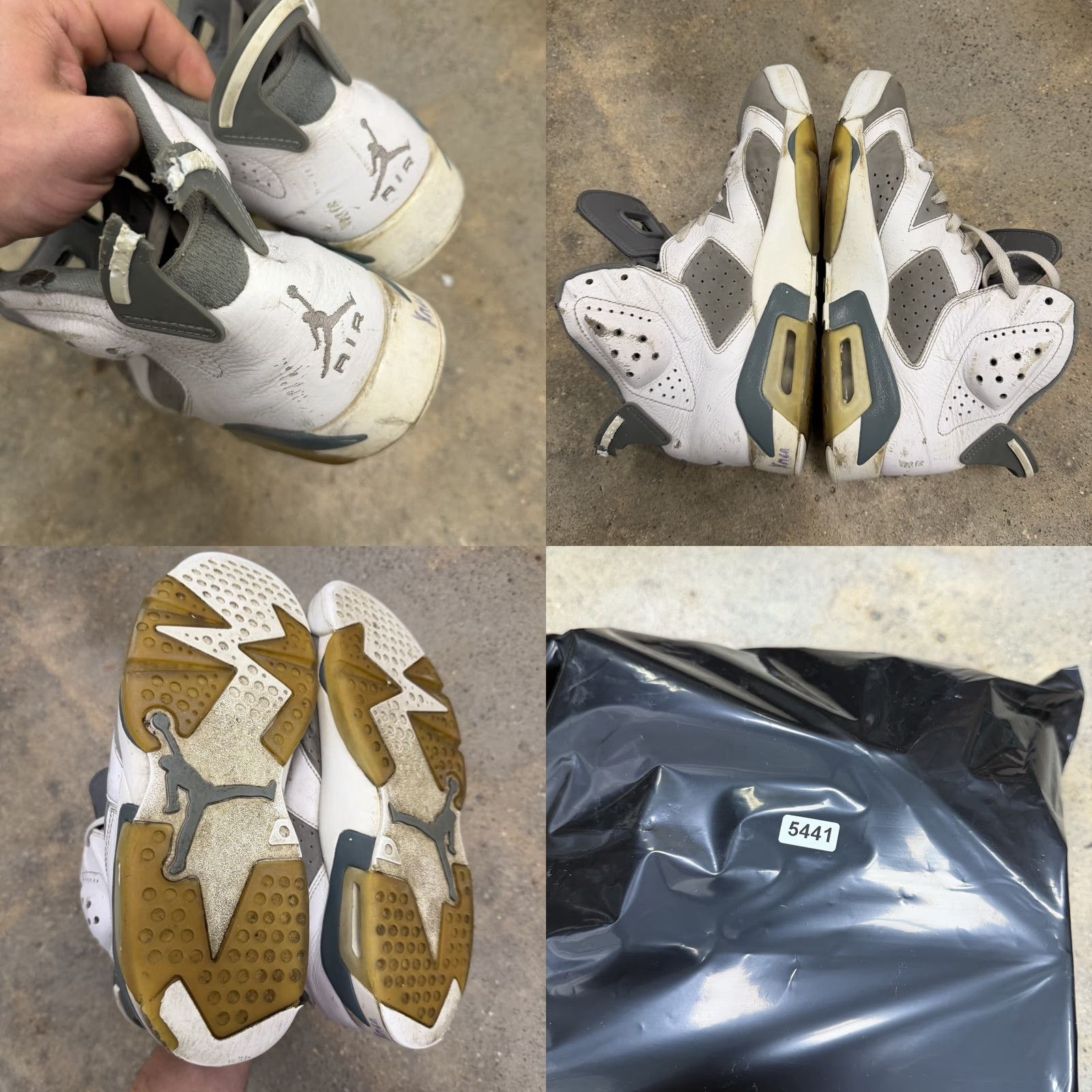 Jordan Brand Air Jordan 6 Retro Cool Grey Mens Size 9.5 Sneaker Jordan Mens 9.5 Size US 9 / EU 42 - 9 Thumbnail
