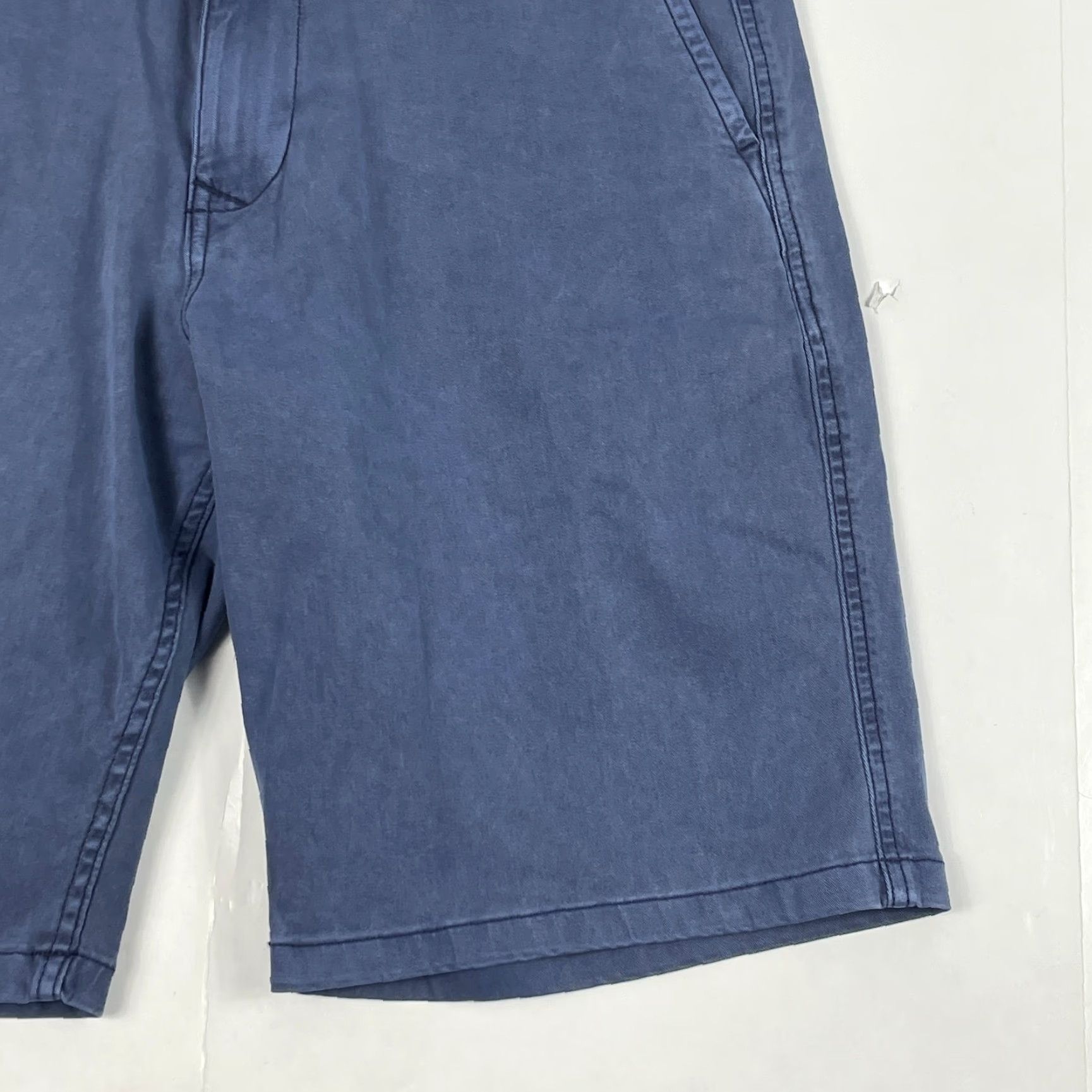 Lucky Brand Lucky Brand Shorts Mens 31 x 10 Blue Saturday Stretch Chino Golfing Indigo Short Size US 31 - 4 Thumbnail