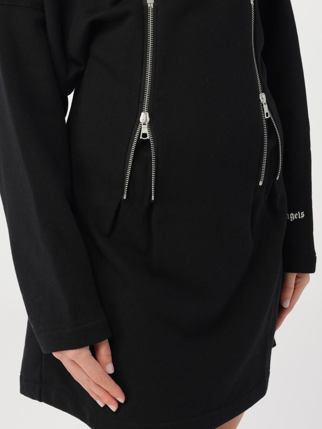 Palm Angels o1y1125 Mini Dress in Black Size M / US 6-8 / IT 42-44 - 4 Thumbnail
