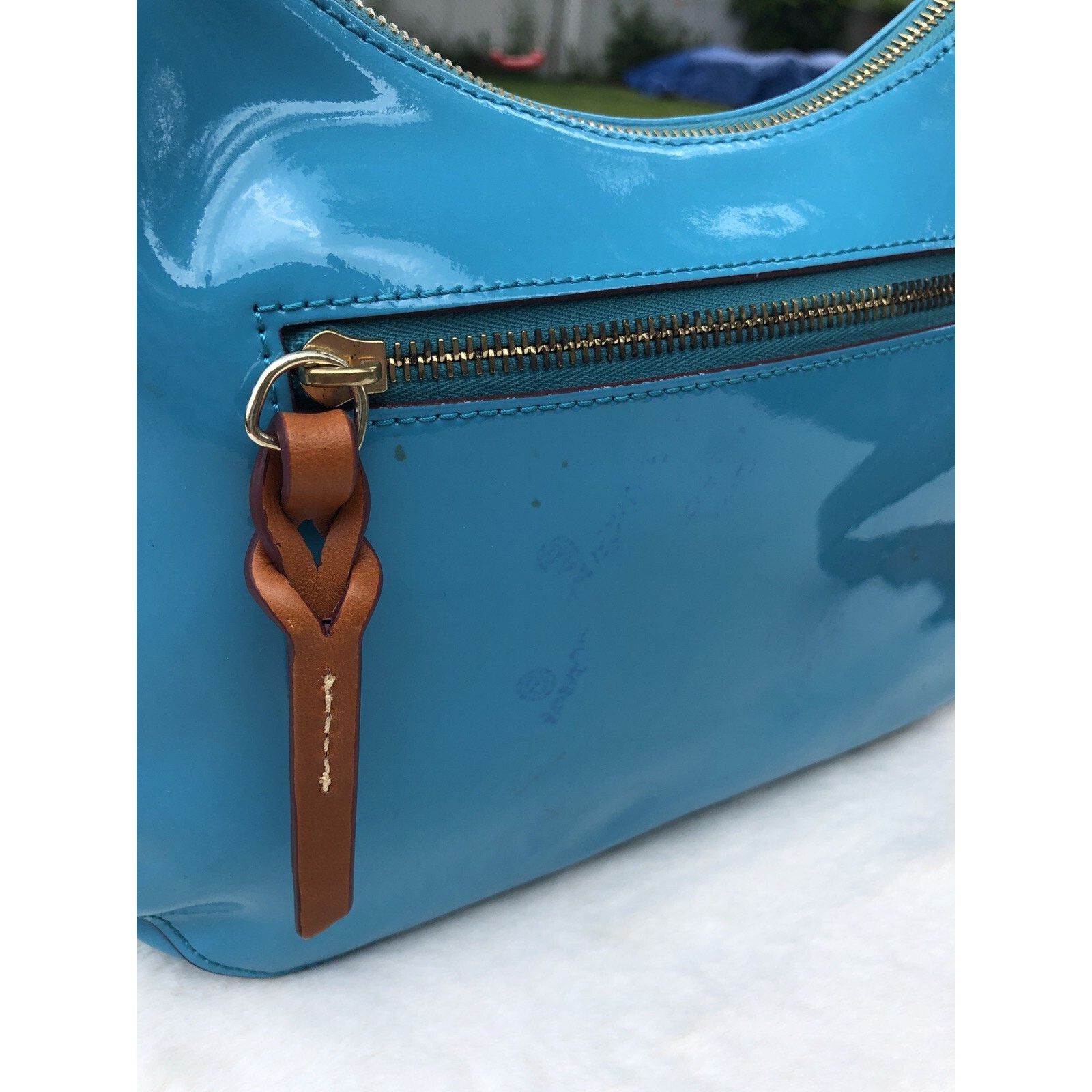 Dooney & Bourke Dooney & Bourke Patent Leather Small Kiley Crossbody B000543 Size ONE SIZE - 5 Thumbnail