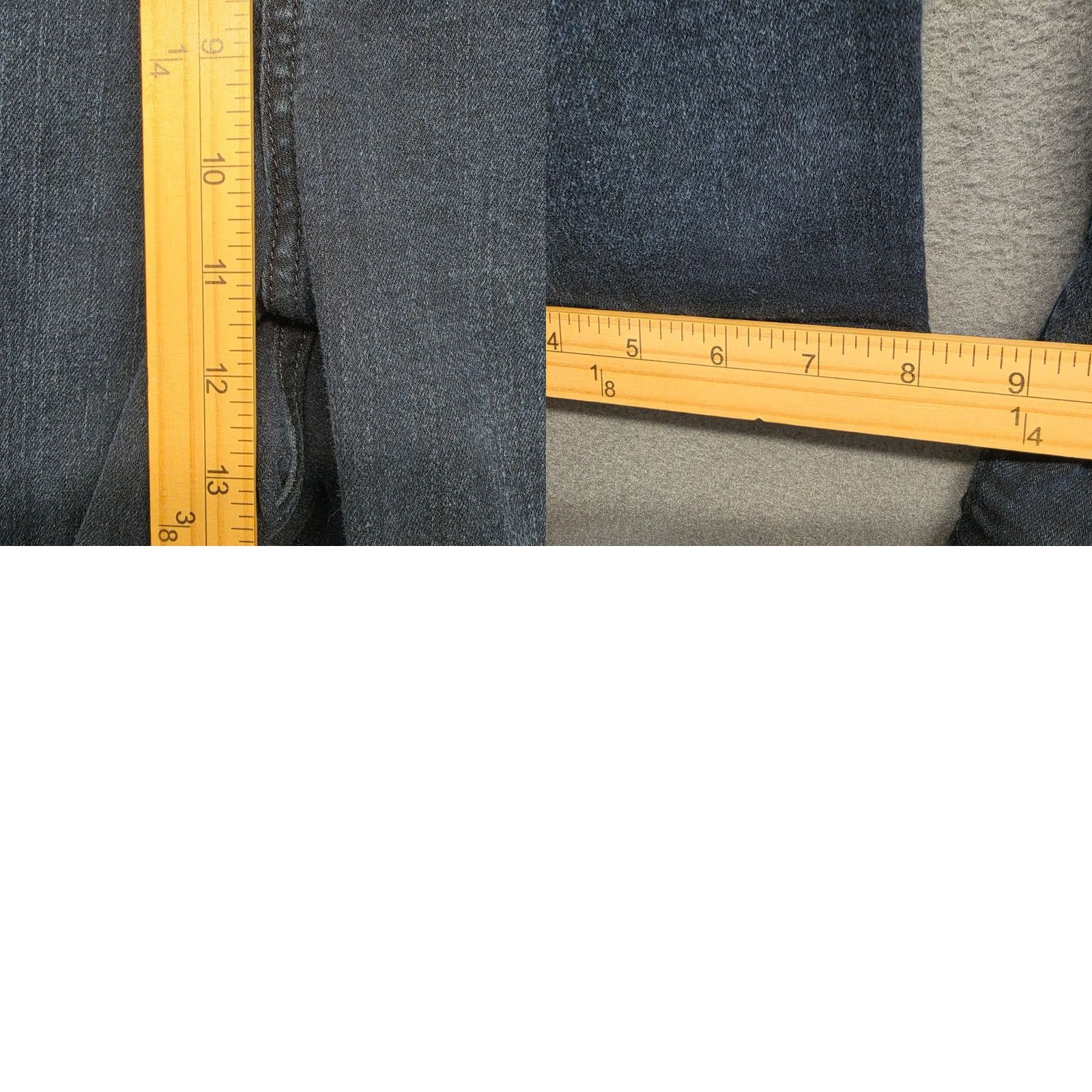 Vintage Lane Bryant Womens 20 Blue Jeans High Rise Curvy Fit Flex Magic Waistband Cropped Capri 5-Pocket Denim Pedal Tight Mens? Size 42" / US 20 - 8 Thumbnail