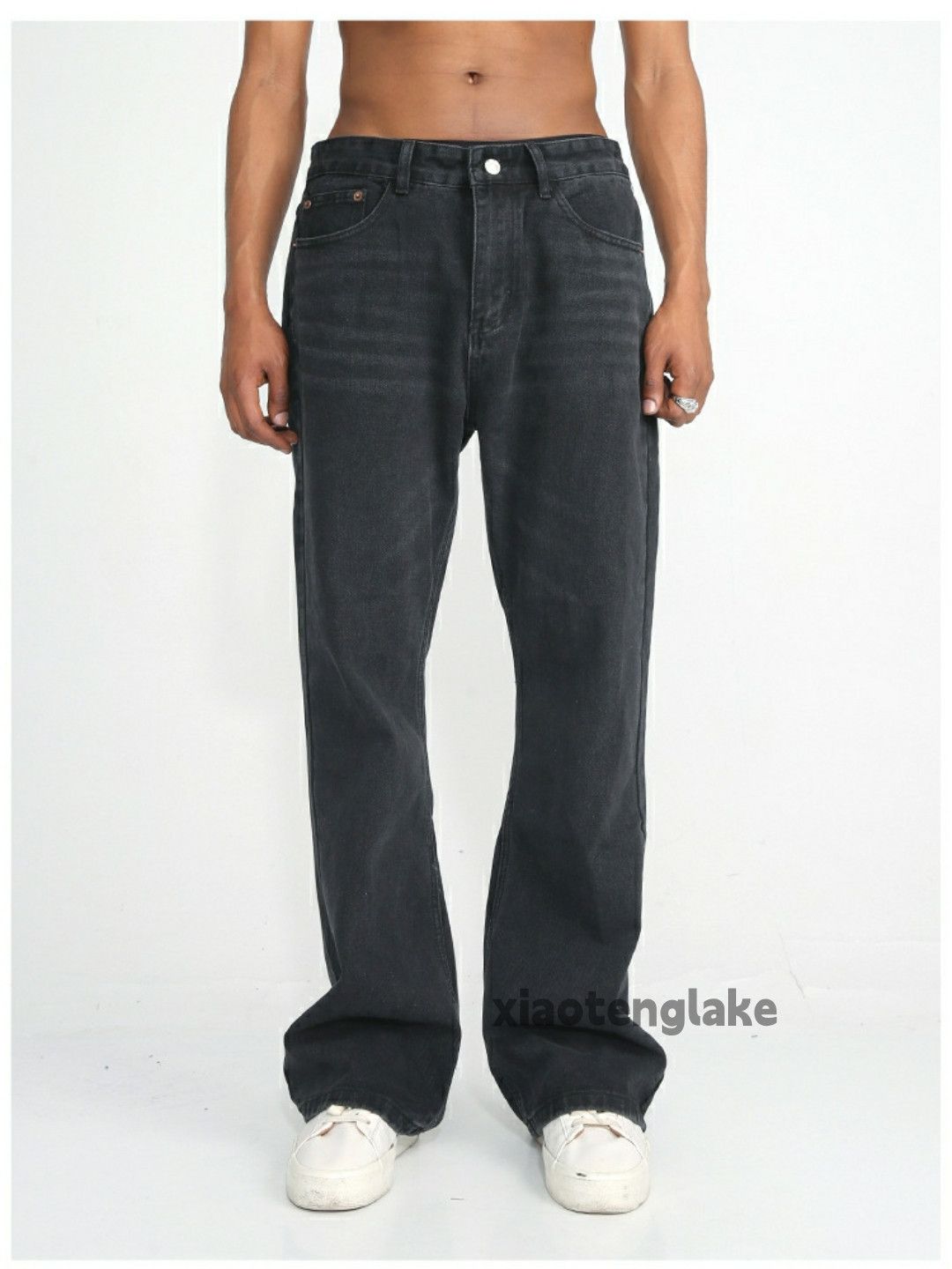 Jean × Vintage washed faded punk grunge bootcut flared yuppie jeans Size US 32 / EU 48 - 4 Thumbnail