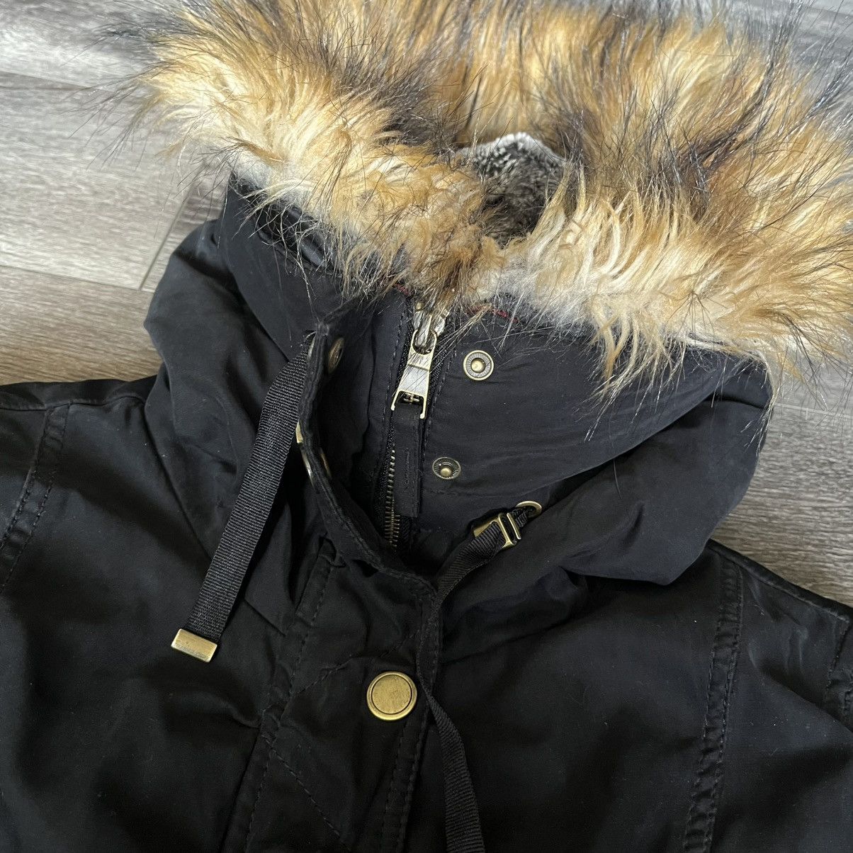1 Madison × Vintage Vintage 1 Madison Expedition Coat Faux Fur Hood Jacket Parka Size S / US 4 / IT 40 - 6 Thumbnail