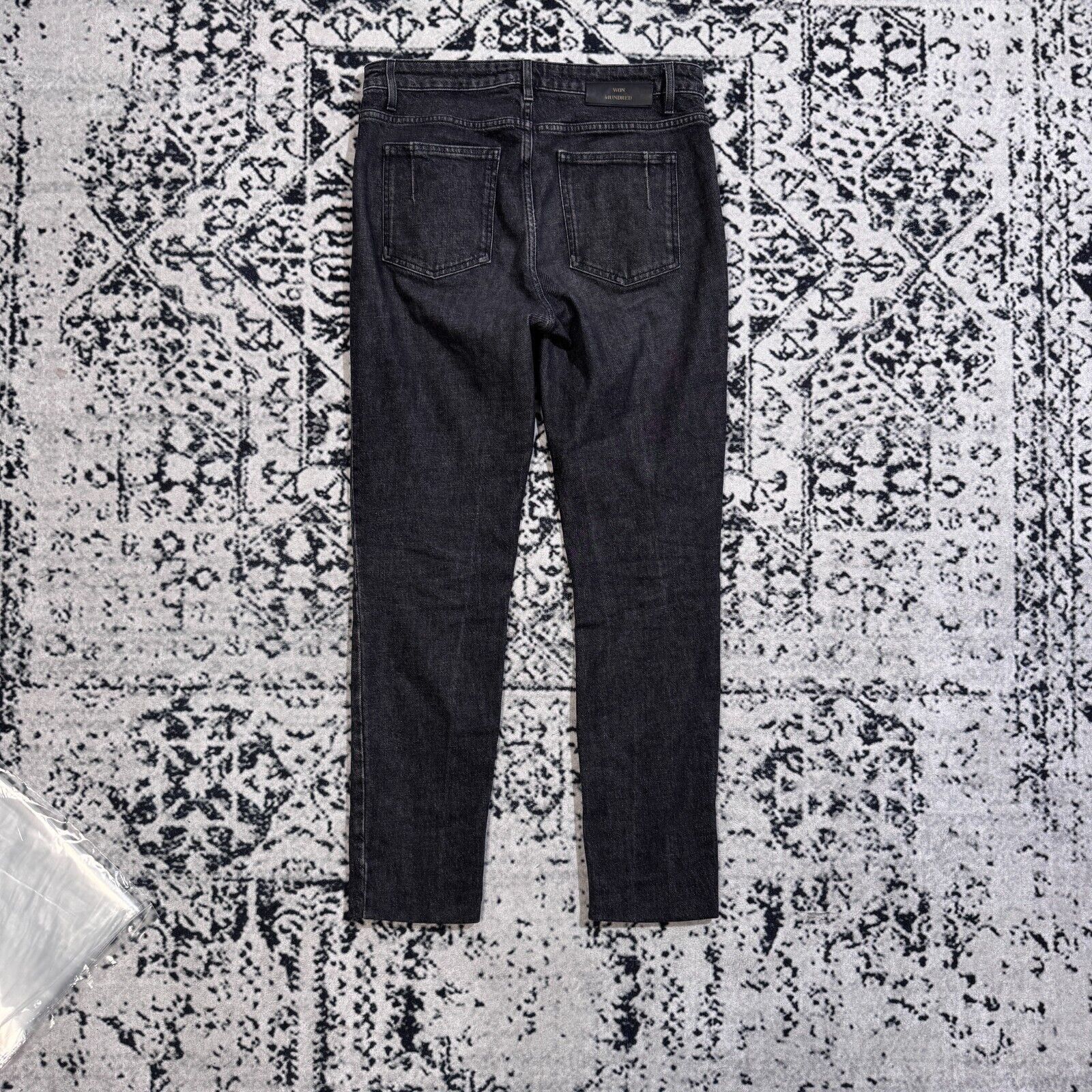 Vintage × Won Hundred Vintage Won Hundred Unisex Black Cotton Denim Pants Size W30 Size US 30 / EU 46 - 9 Thumbnail