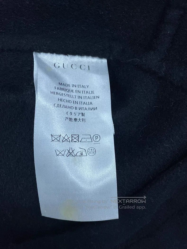 Gucci Gucci Black double-breasted laced wool coat Size XS / US 0-2 / IT 36-38 - 5 Thumbnail