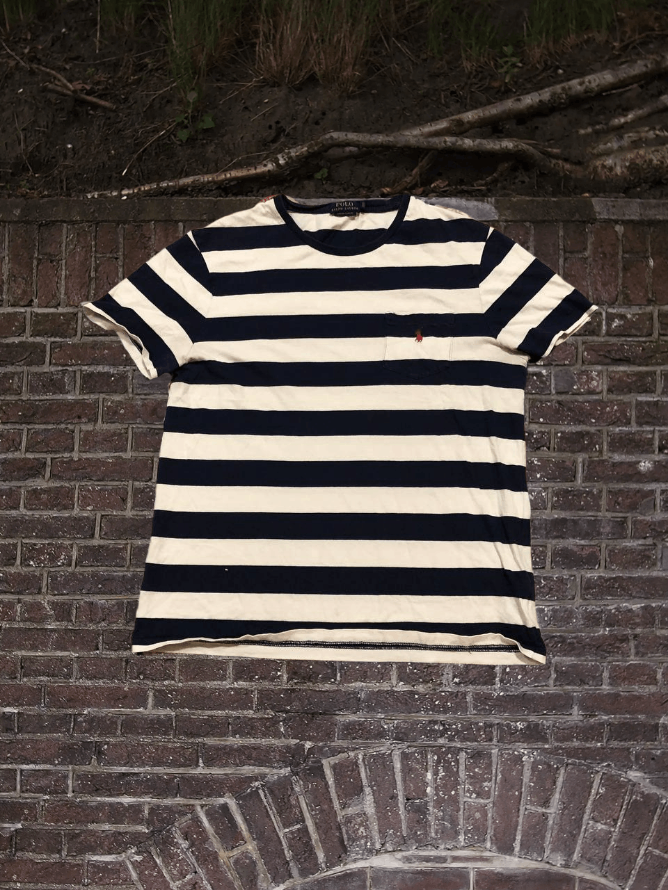 Polo Ralph Lauren Vintage Polo Ralph Lauren striped print T-shirt L Y2K Size US L / EU 52-54 / 3 - 1 Thumbnail