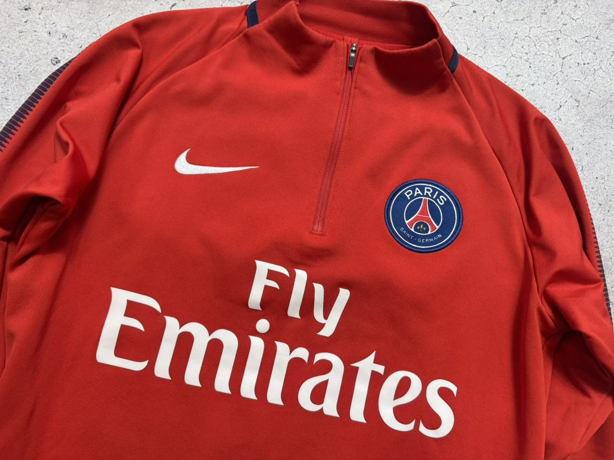 Nike Nike FC PSG Paris Saint Germain 1/4 Zip Track Jacket Size US M / EU 48-50 / 2 - 6 Thumbnail
