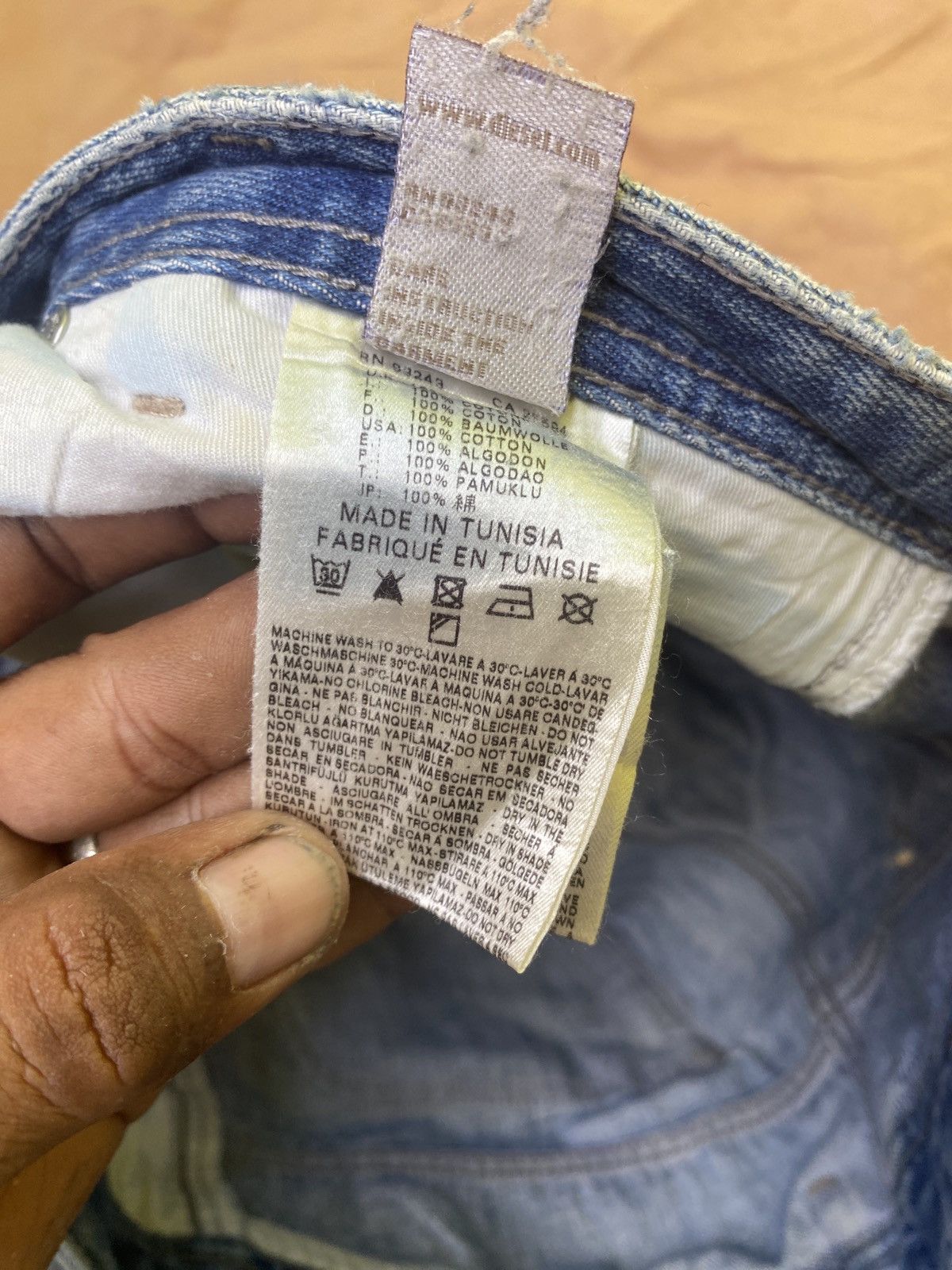 Diesel Vintage diesel industry denim Size US 33 - 9 Thumbnail
