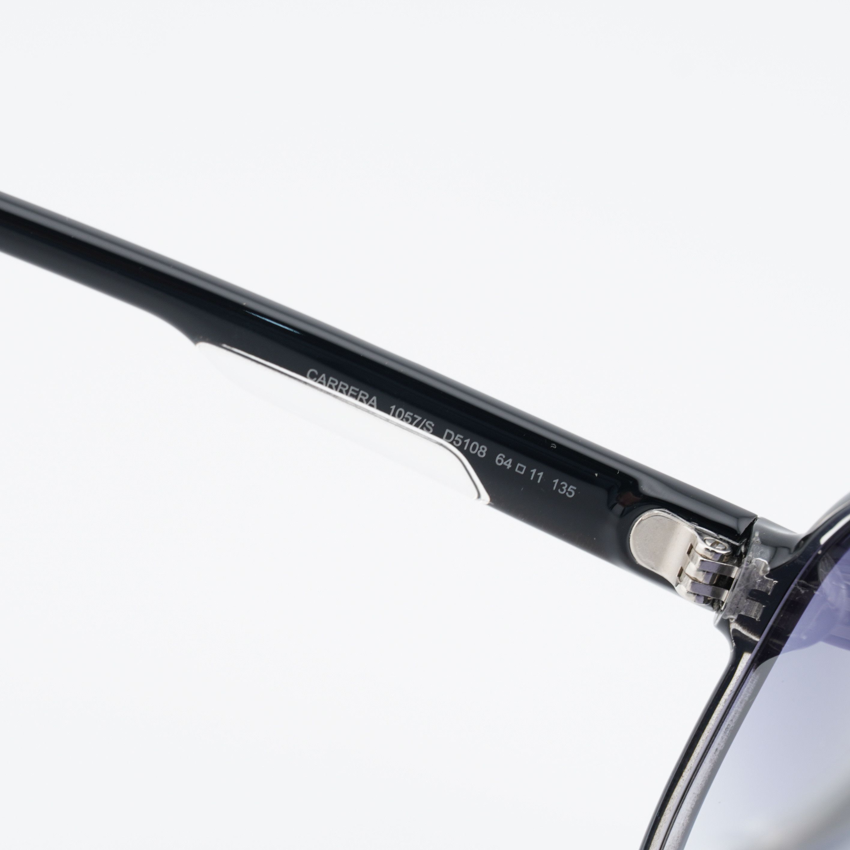 Carrera CARRERA 1057/S 0D5108 Sunglasses Black Aviator Frame Size ONE SIZE - 9 Thumbnail