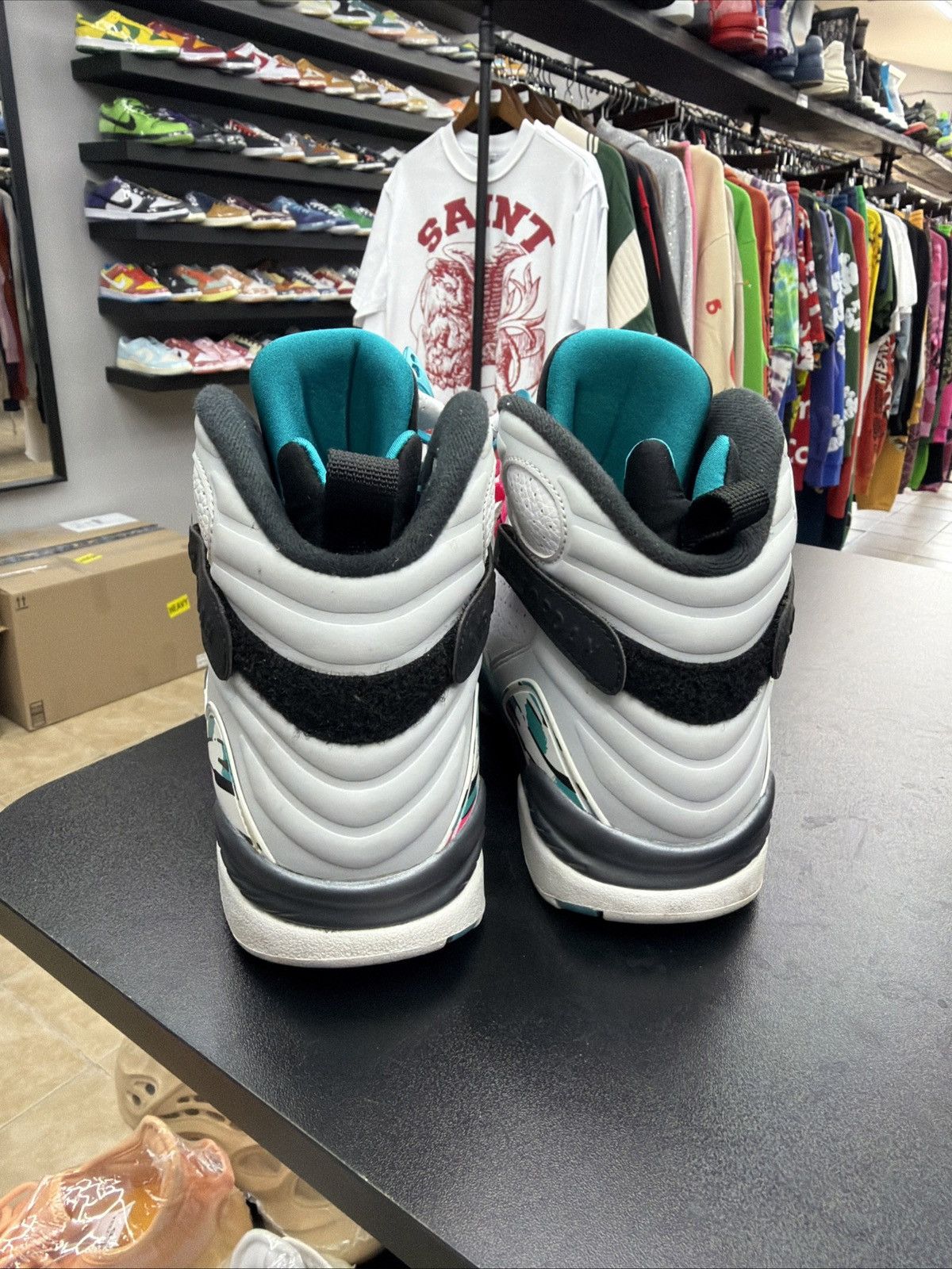 Jordan Brand Nike Air Jordan 8 Retro South Beach OG VIII 305381–113 Size US 9.5 / EU 42-43 - 20 Thumbnail