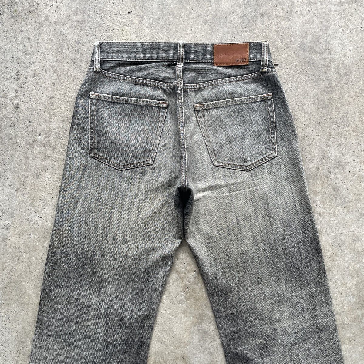 Japanese Brand × Jean × Vintage Vintage Japan Distressed Black Faded Jeans Pants Denim W30 Size US 30 / EU 46 - 10 Thumbnail