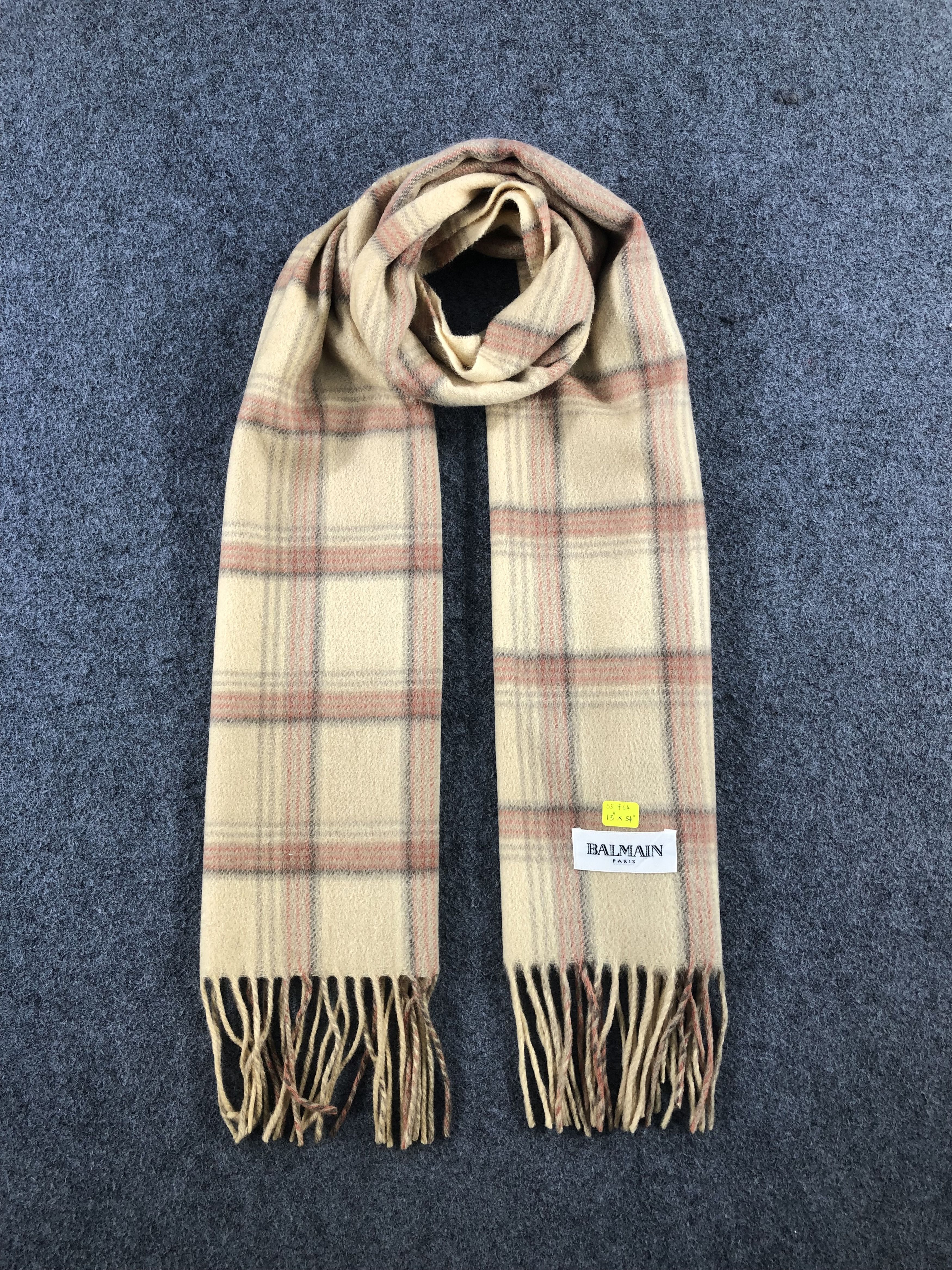 Pierre Balmain Pierre Balmain Cashmere Scarf / Muffler / Neckwear Size ONE SIZE - 1 Thumbnail