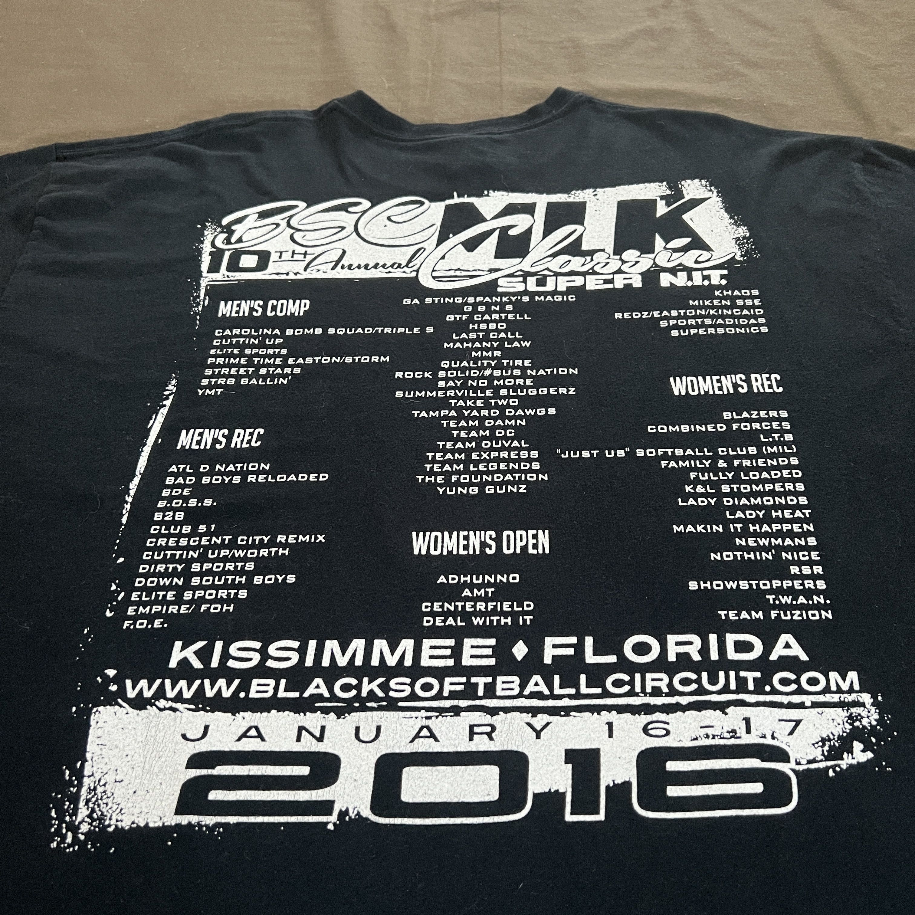 Rap Tees Martin Luther King MLK black softball circuit Promo Tee 2XL Size US XXL / EU 58 / 5 - 7 Thumbnail