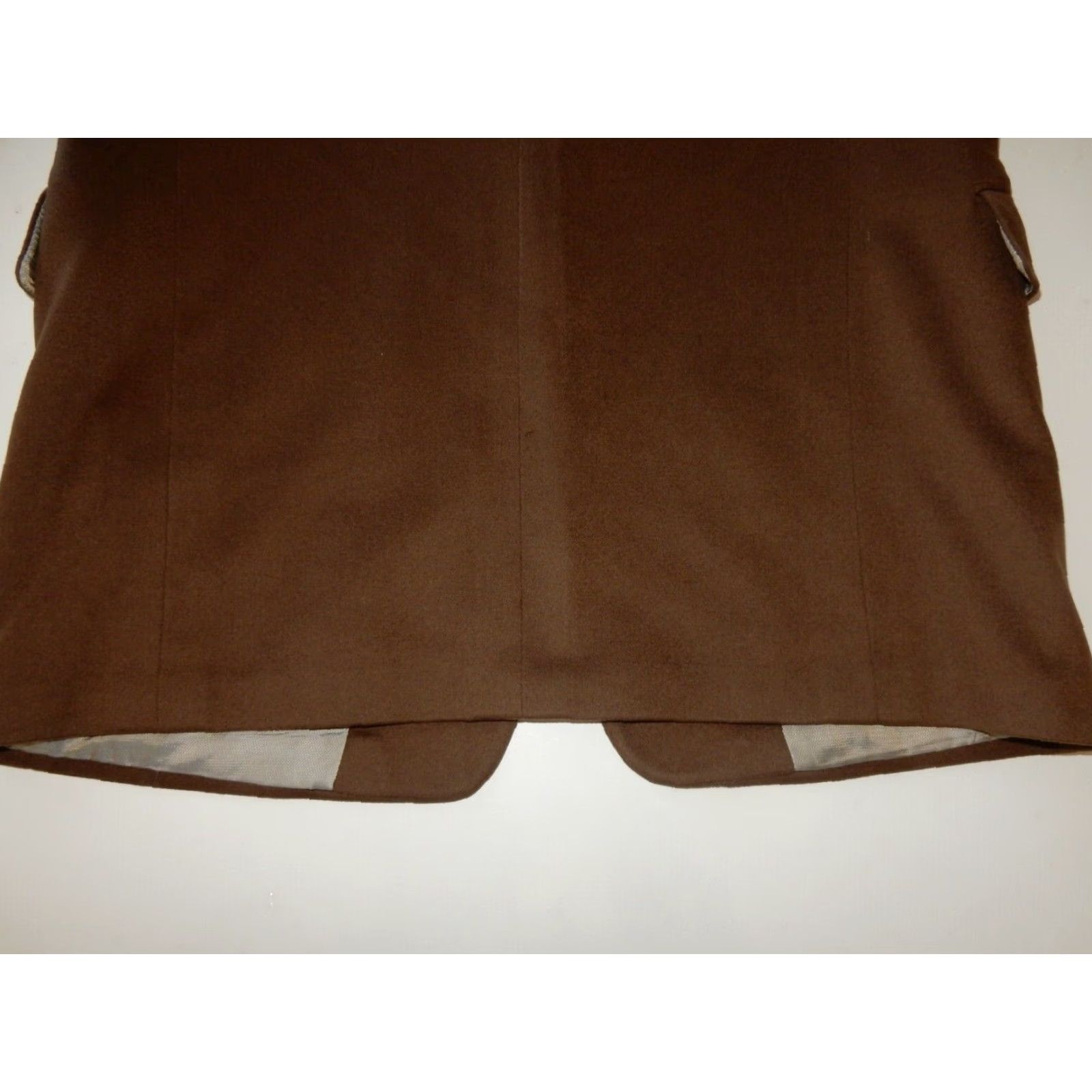 Vintage VINTAGE Rene Lezard Men's Sport Coat Blazer Jacket 100% Cashmere Brown Size 54 EUR/44 US Size 54R - 5 Thumbnail