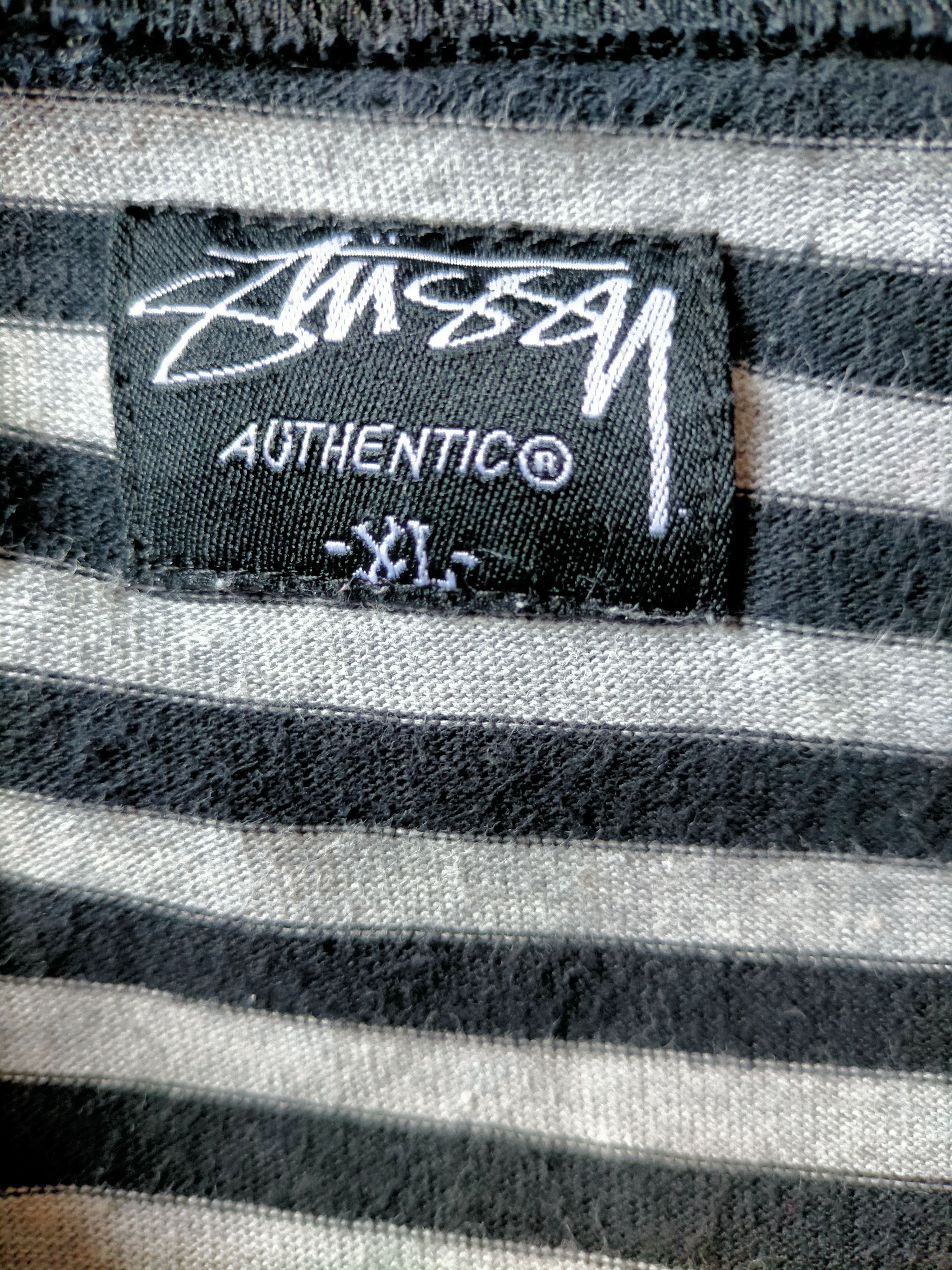 Stussy Stussy Stripe Pocket Stretch Long Sleeve Tee Size US XL / EU 56 / 4 - 12 Thumbnail