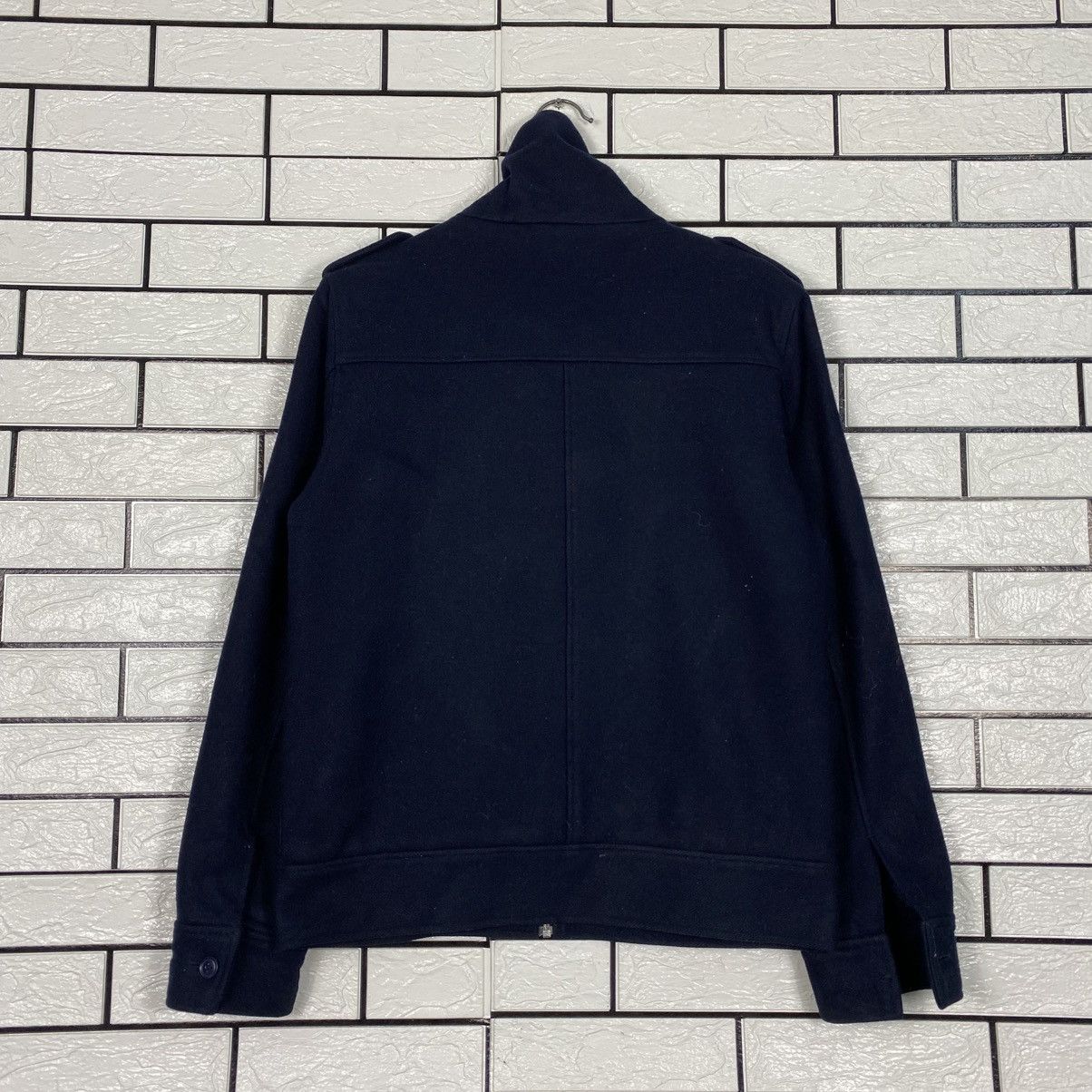 Japanese Brand 📌Vintage Indigo Bomber Wool Jacket Simplicate Issey Miyake Size US M / EU 48-50 / 2 - 9 Thumbnail