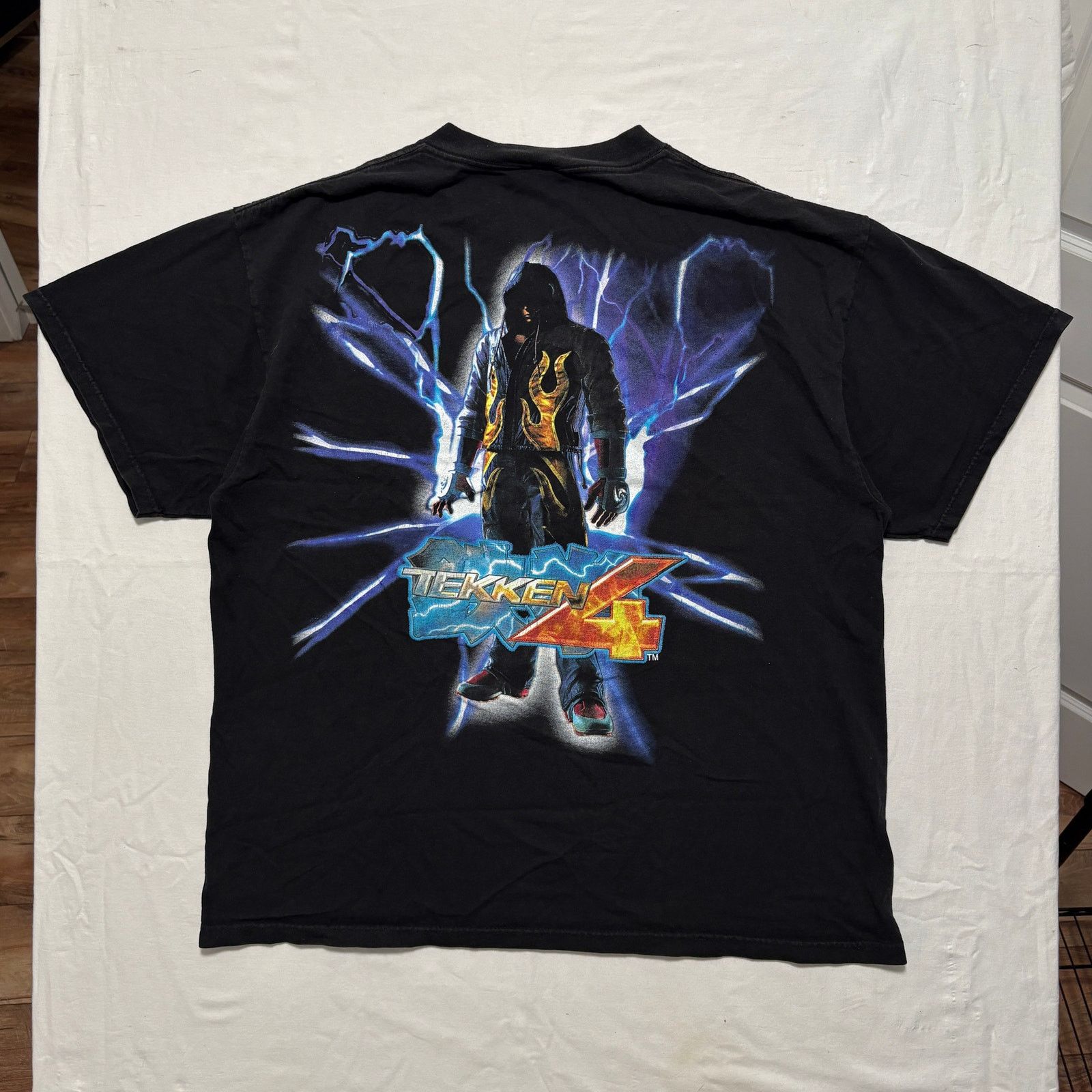 Delta VTG 00's Namco Tekken 4 Arcade Exclusive Game Promo T-Shirt Size US XL / EU 56 / 4 - 4 Thumbnail