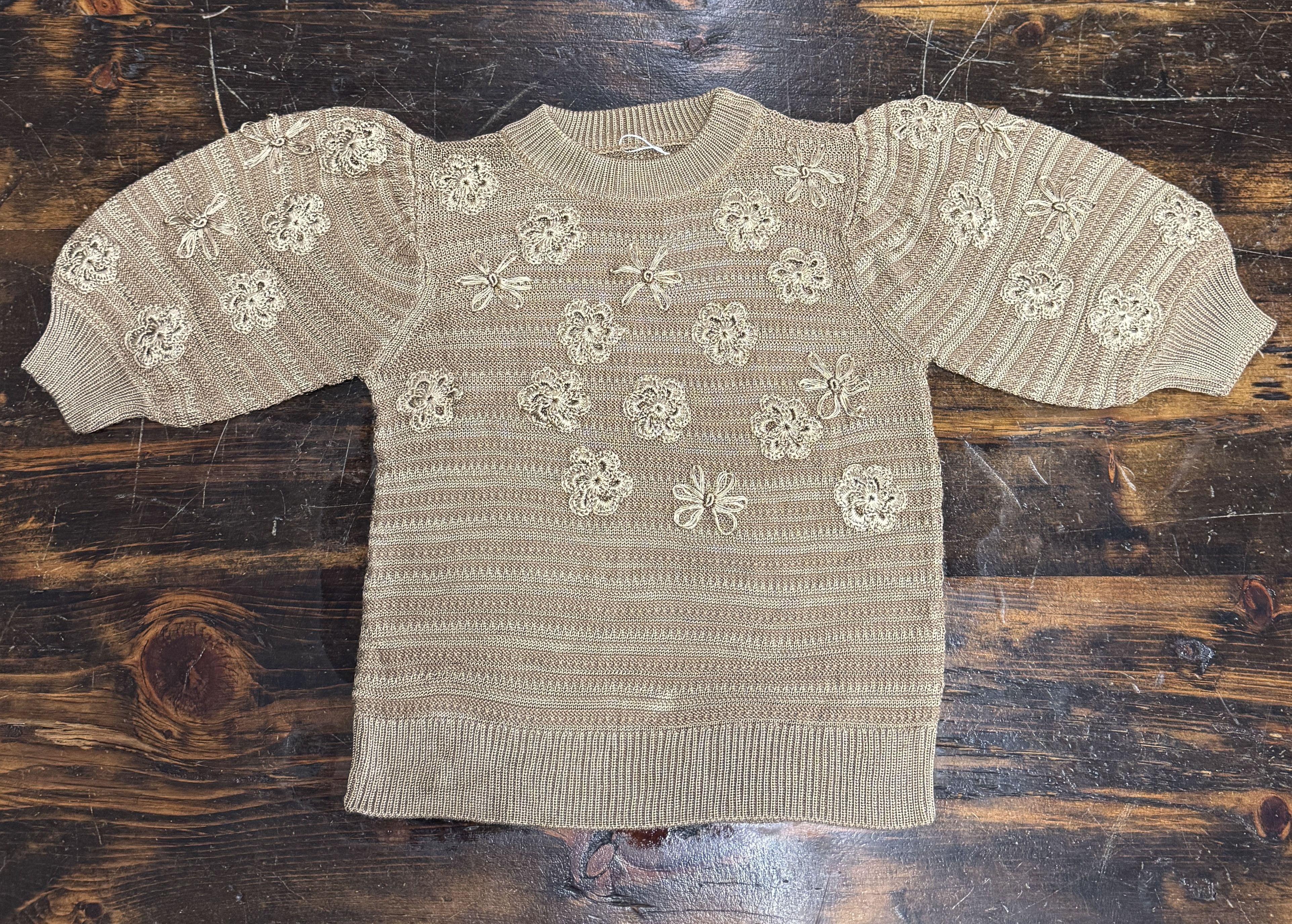 Marie Oliver Gold flower sweater Size S / US 4 / IT 40 - 3 Thumbnail