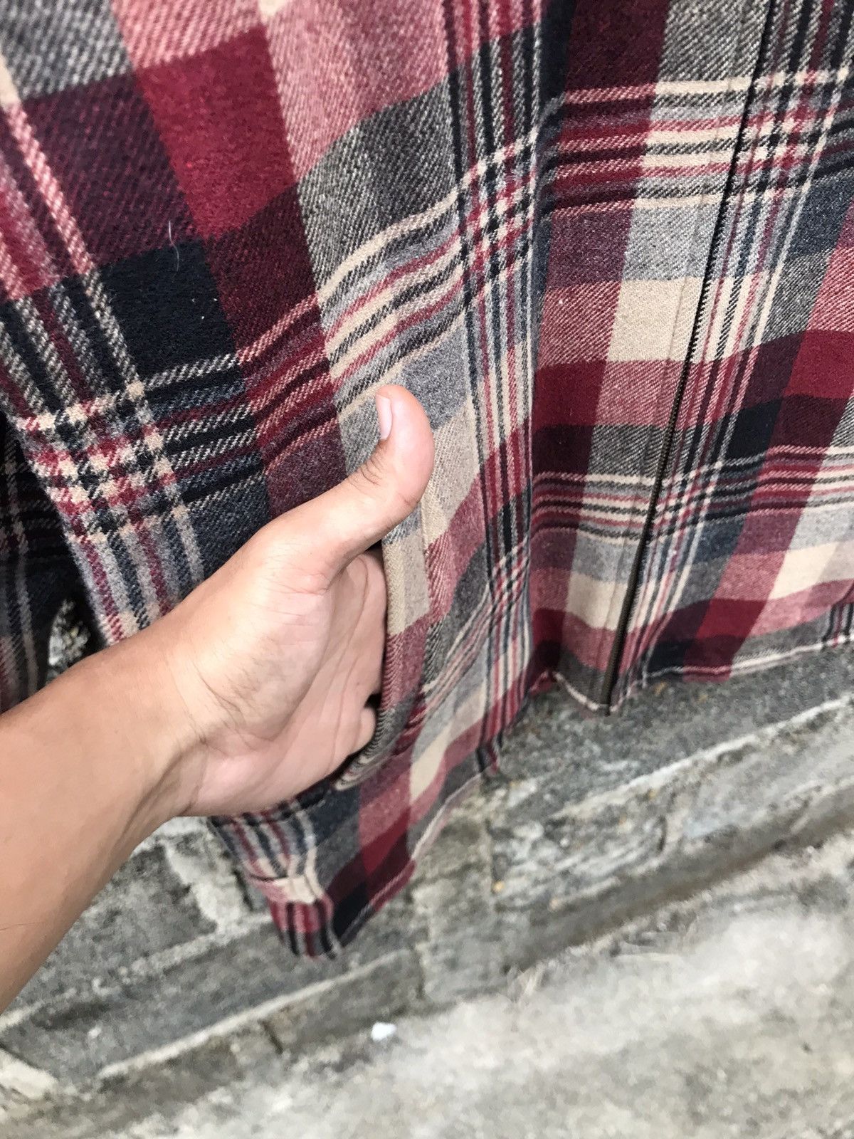 Japanese Brand ⚡️Vintage NPCA Flannel Wool Herrington Jacket Size US L / EU 52-54 / 3 - 6 Thumbnail